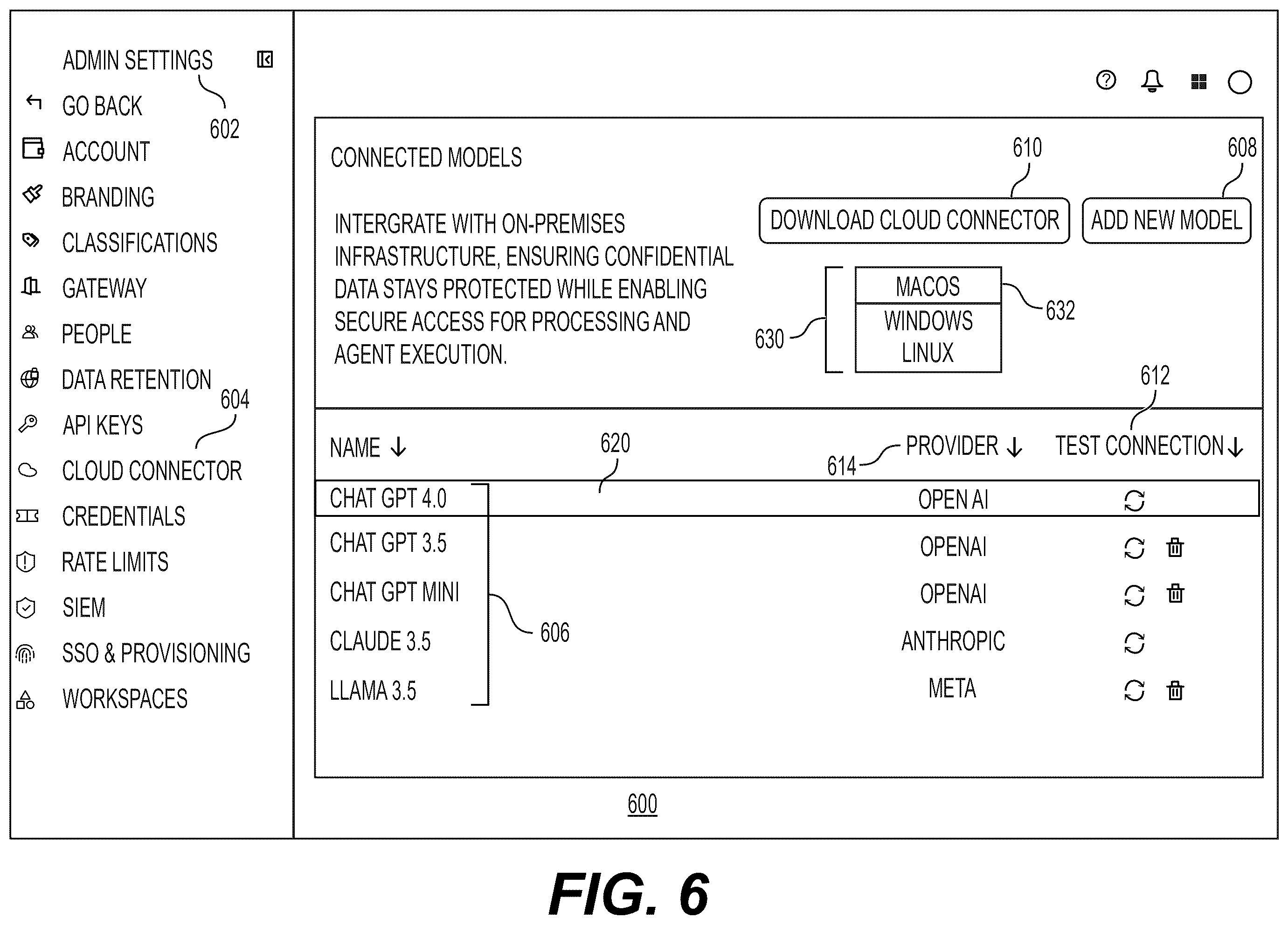 Patent US12592823 Figure 11 – Secure tunnel access to remote client resources for artificial intelligence agents