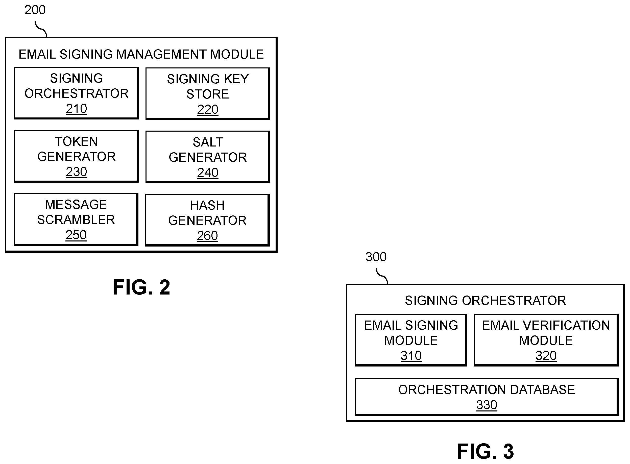 Patent US12592831 Figure 2 – Email protection using email signatures based on signing tokens