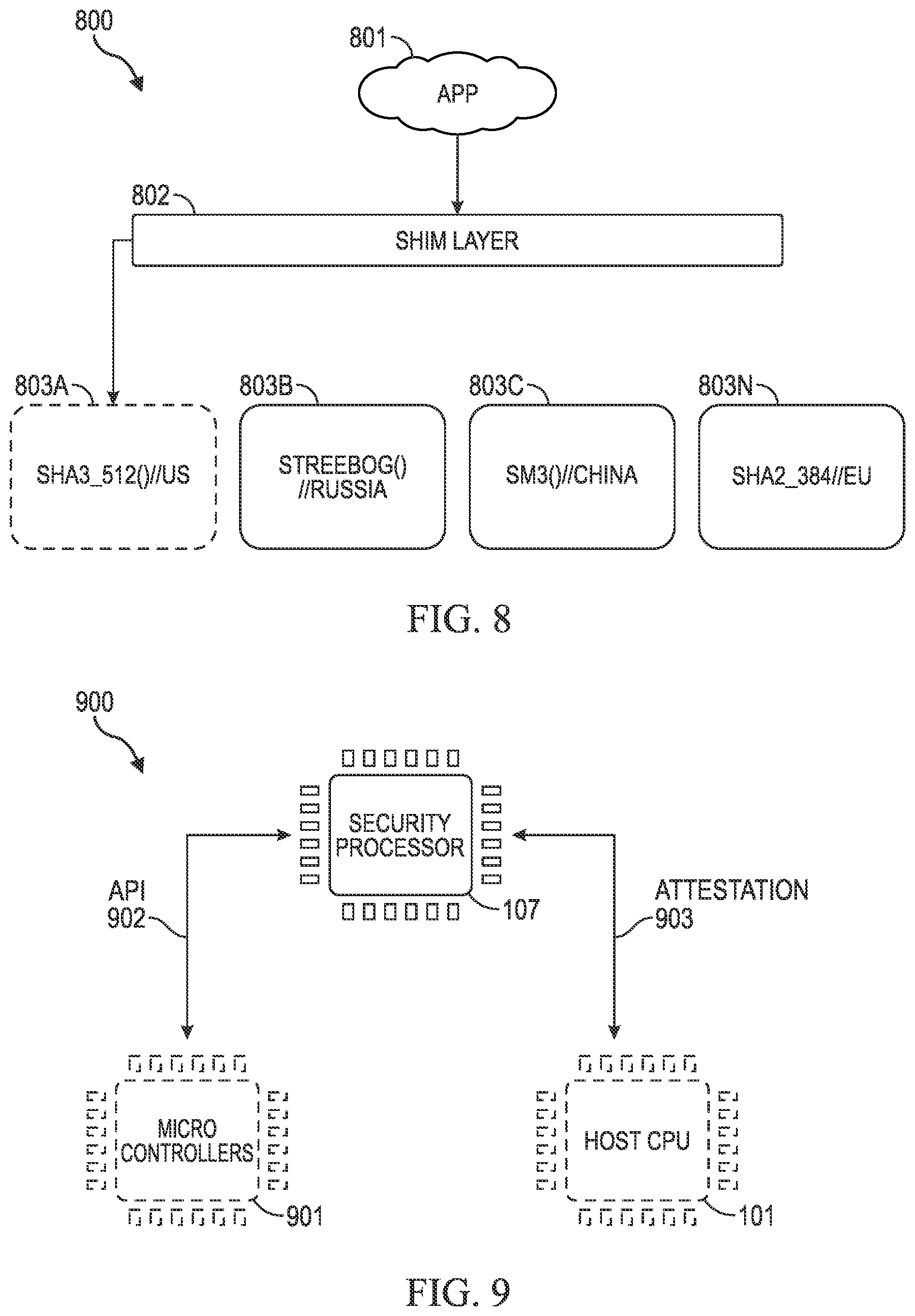 Patent US12592838 Figure 8 – Cryptographic algorithm identity (CAI) certificate selection system and method
