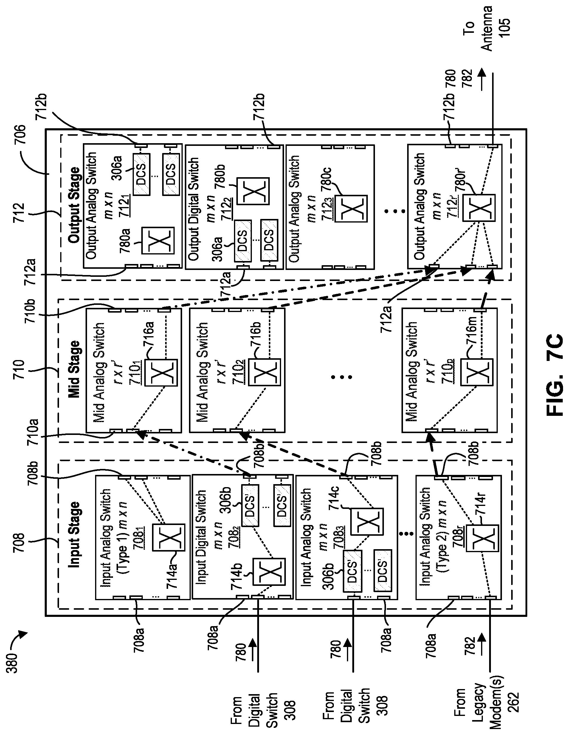 Patent US12592846 Figure 18 – Method and system for hybrid analog and digital signal processing and routing