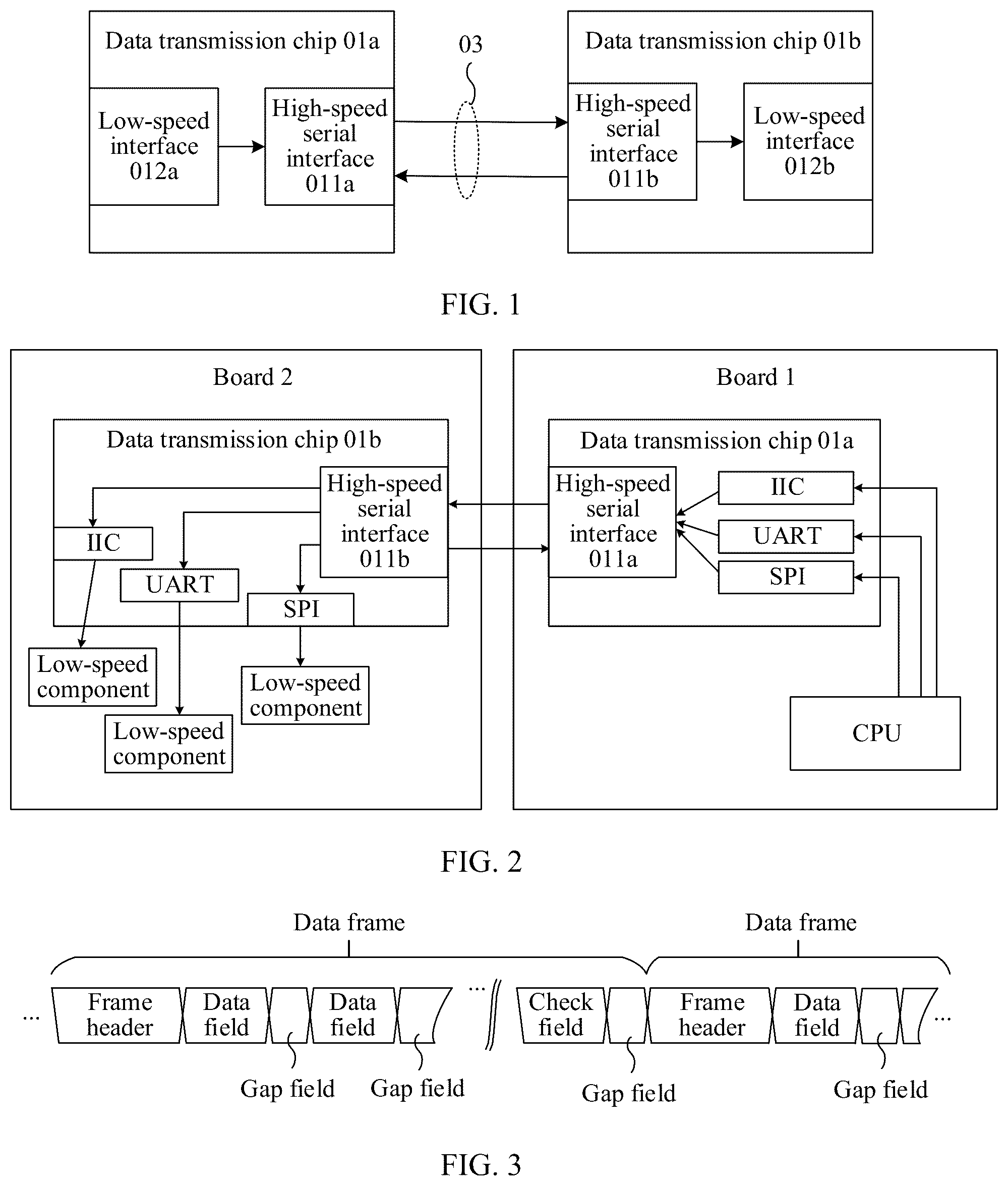Patent US12592848 Figure 1 – Data transmission chip and electronic device