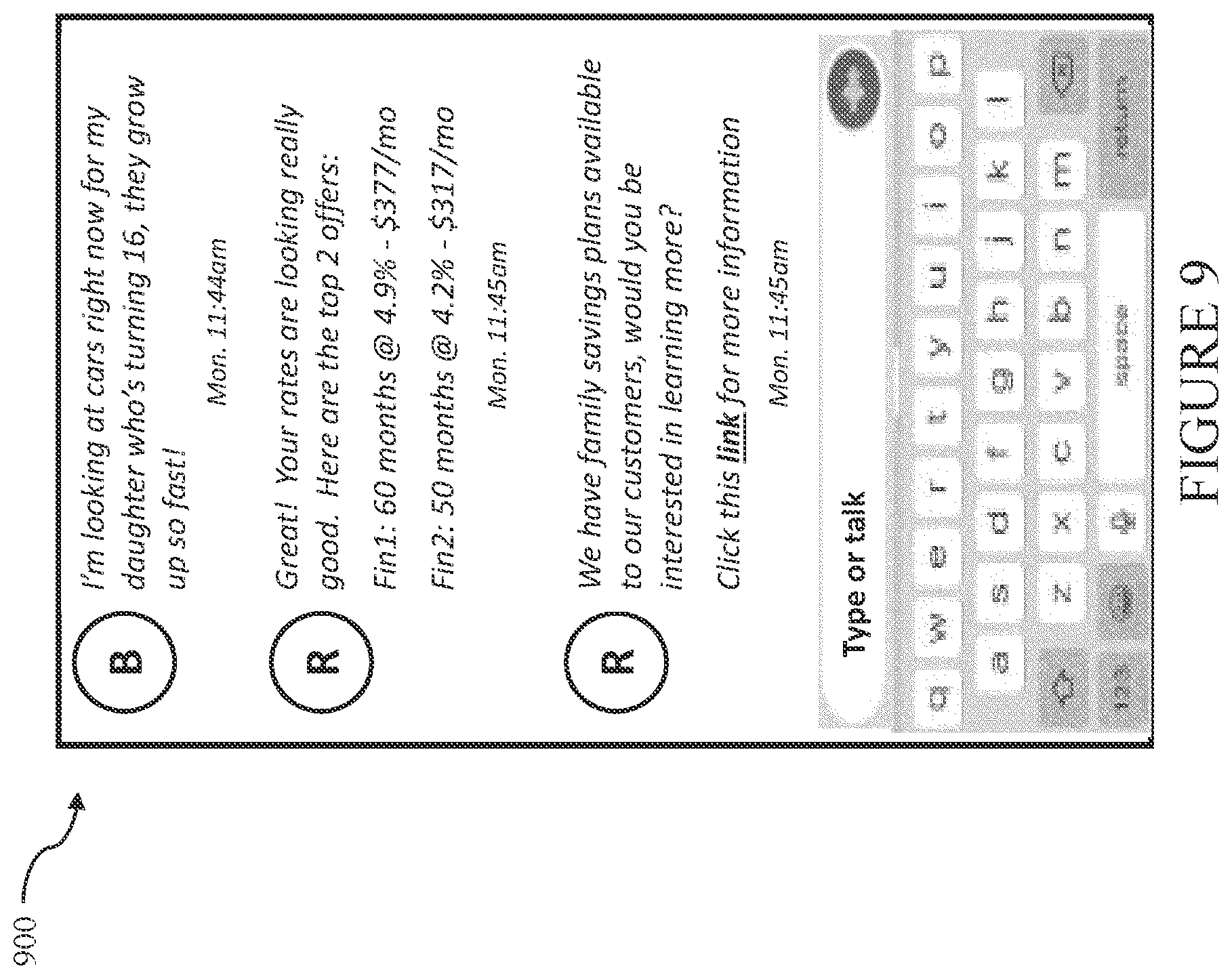 Patent US12592899 Figure 9 – Enhanced chatbot responses through machine learning