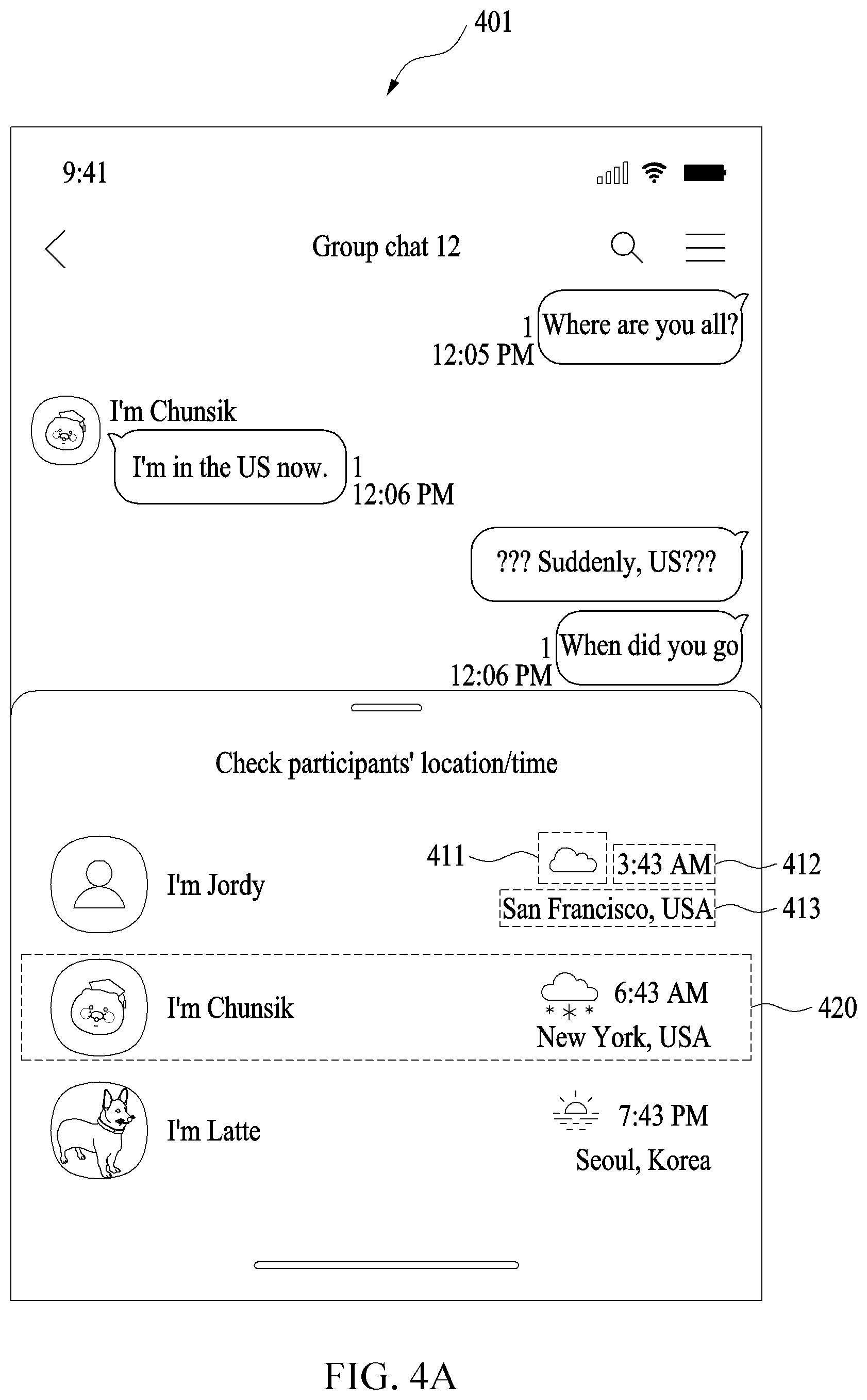 Patent US12592900 Figure 4 – Method and apparatus for messaging service
