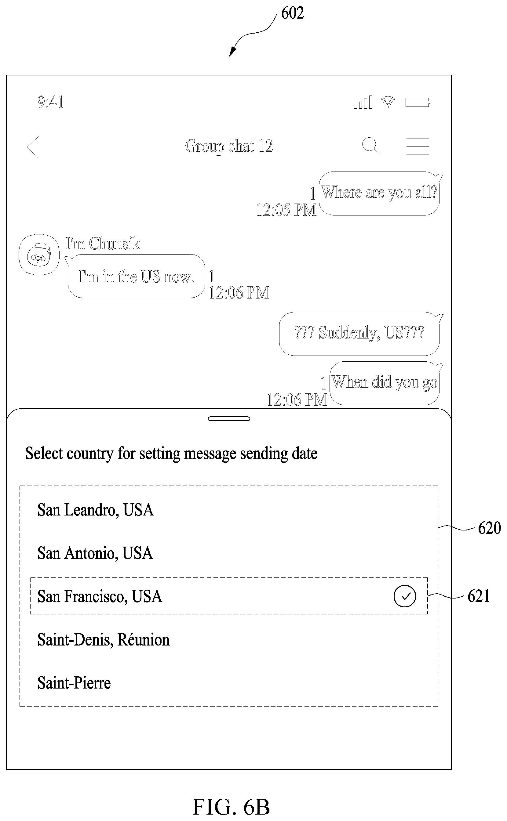 Patent US12592900 Figure 8 – Method and apparatus for messaging service