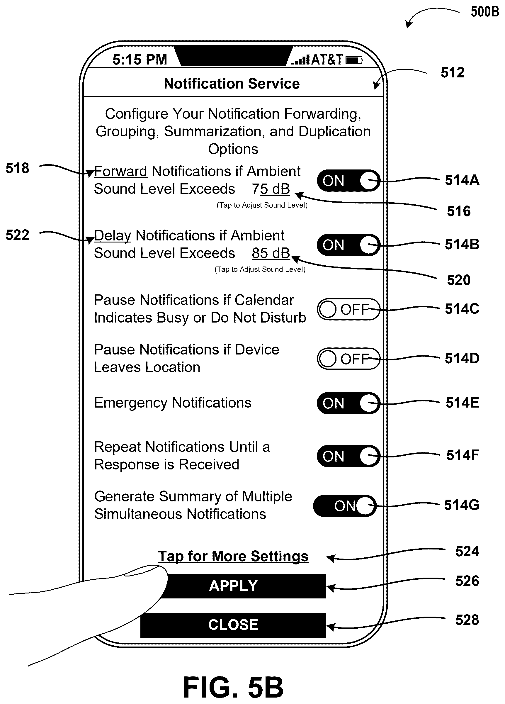 Patent US12592903 Figure 6 – Notification delivery service