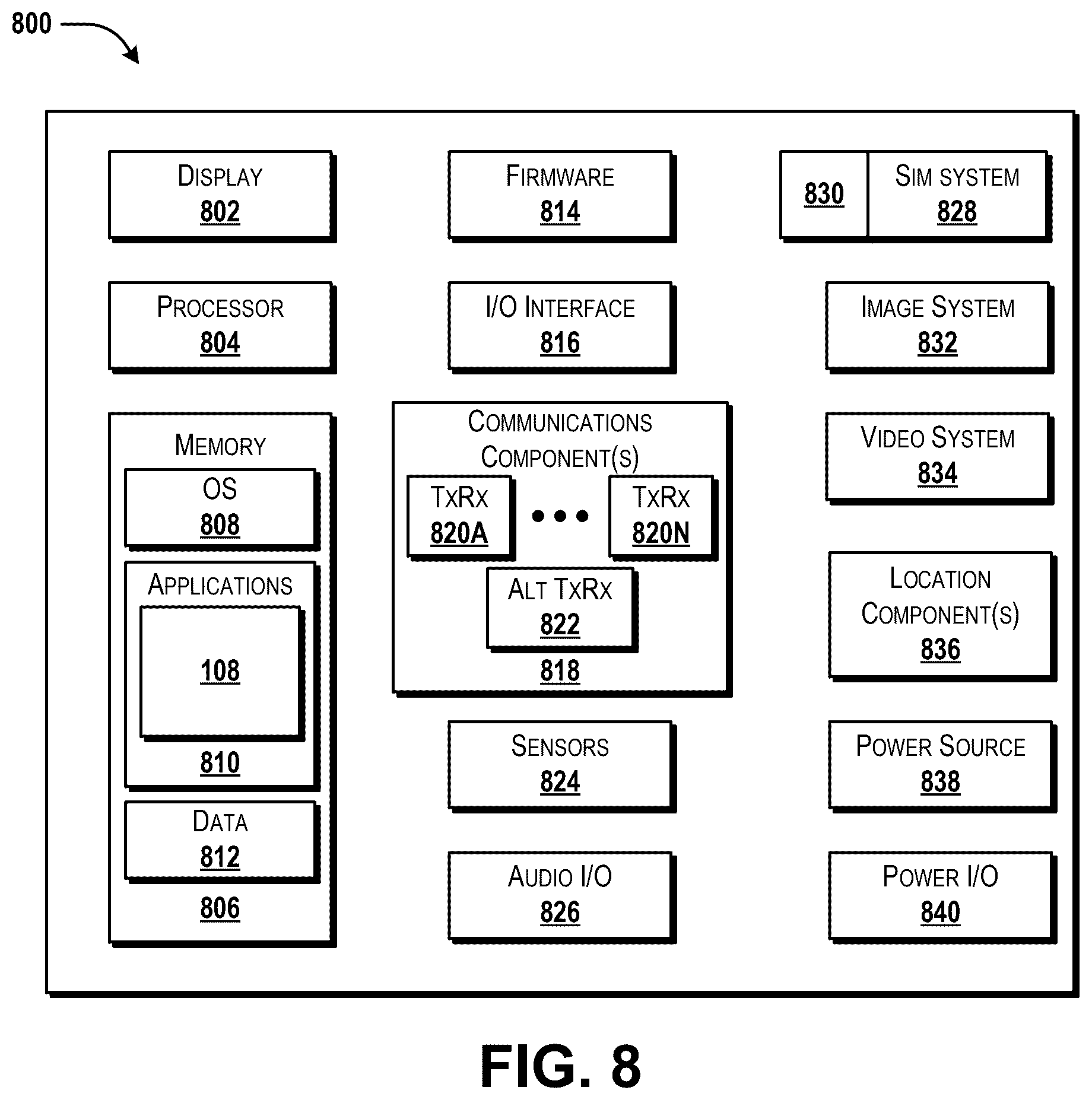 Patent US12592903 Figure 9 – Notification delivery service
