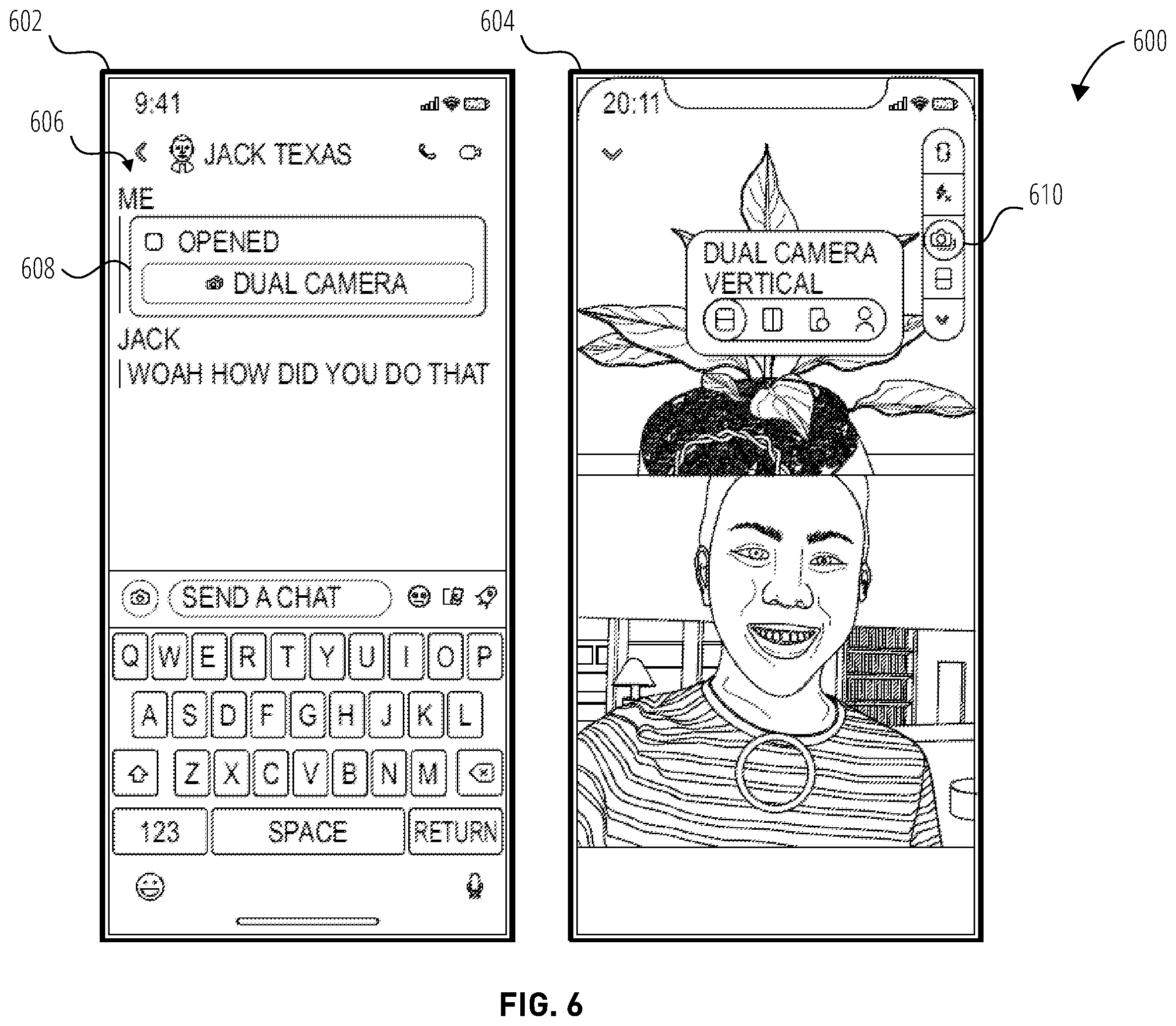 Patent US12592935 Figure 6 – System to present context based creative tool