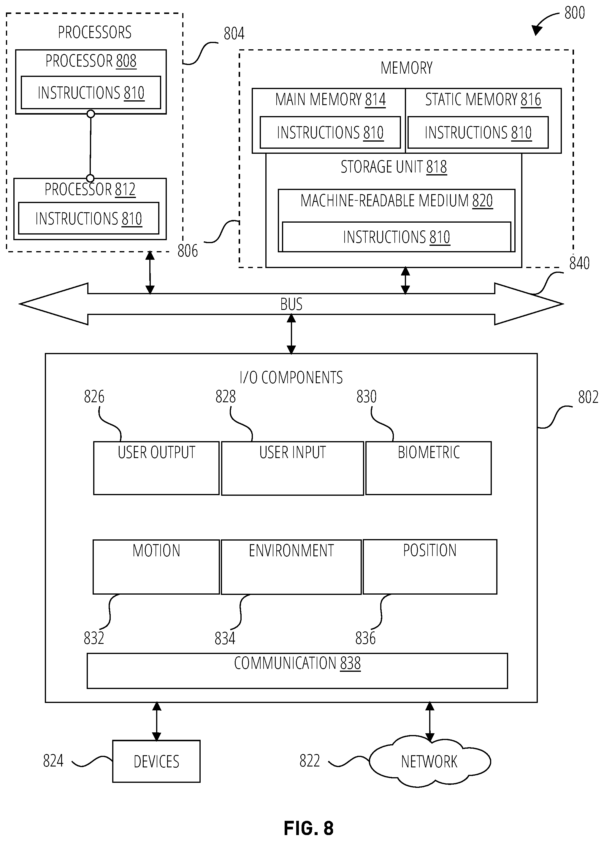 Patent US12592935 Figure 8 – System to present context based creative tool