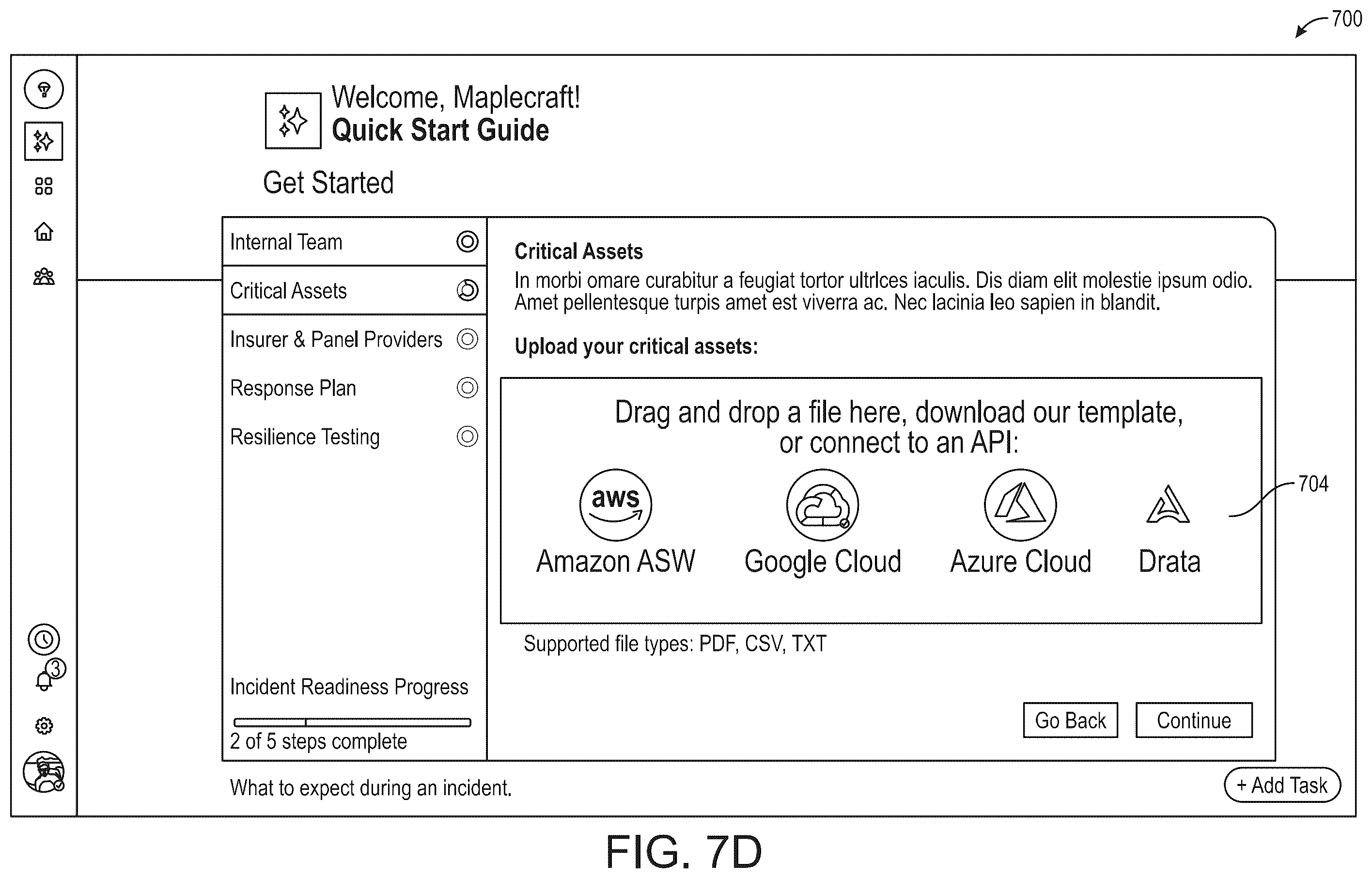 Patent US12592944 Figure 12 – Adaptive security architecture based on state of posture