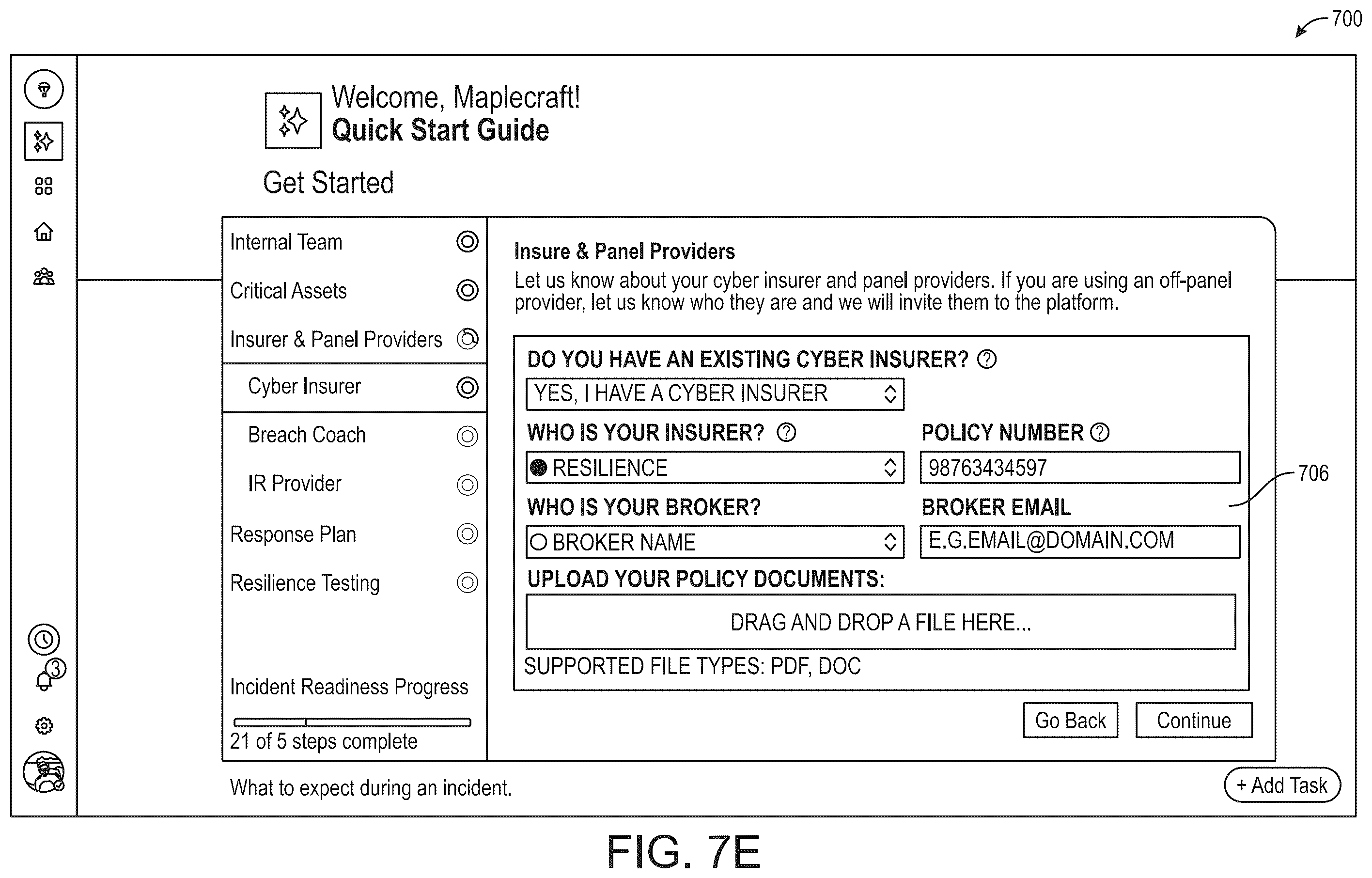 Patent US12592944 Figure 13 – Adaptive security architecture based on state of posture