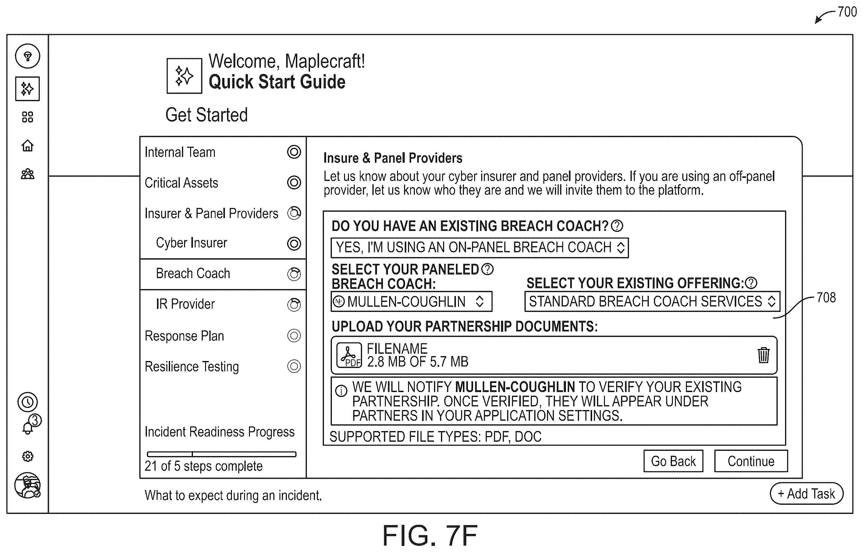 Patent US12592944 Figure 14 – Adaptive security architecture based on state of posture