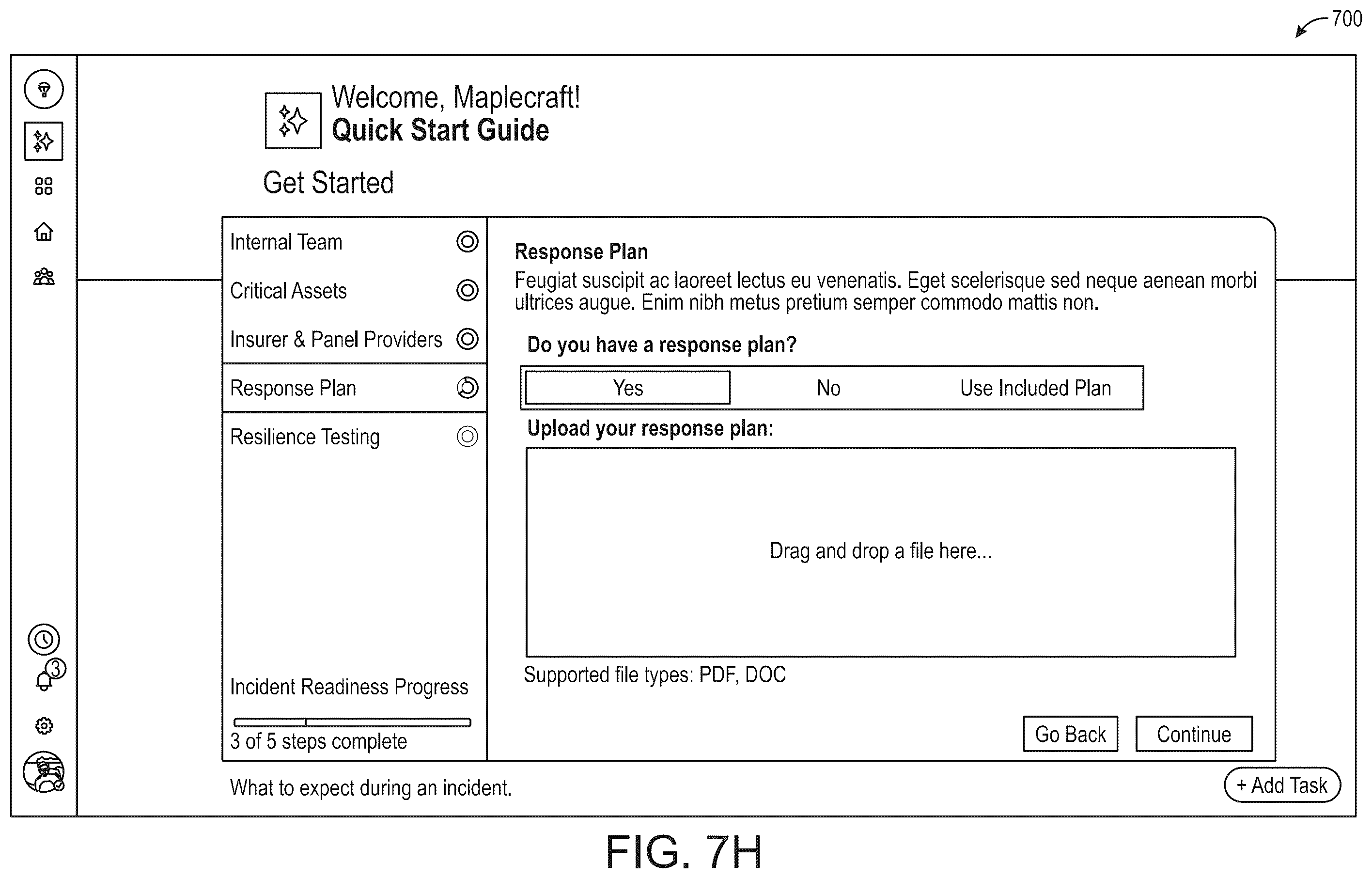Patent US12592944 Figure 16 – Adaptive security architecture based on state of posture