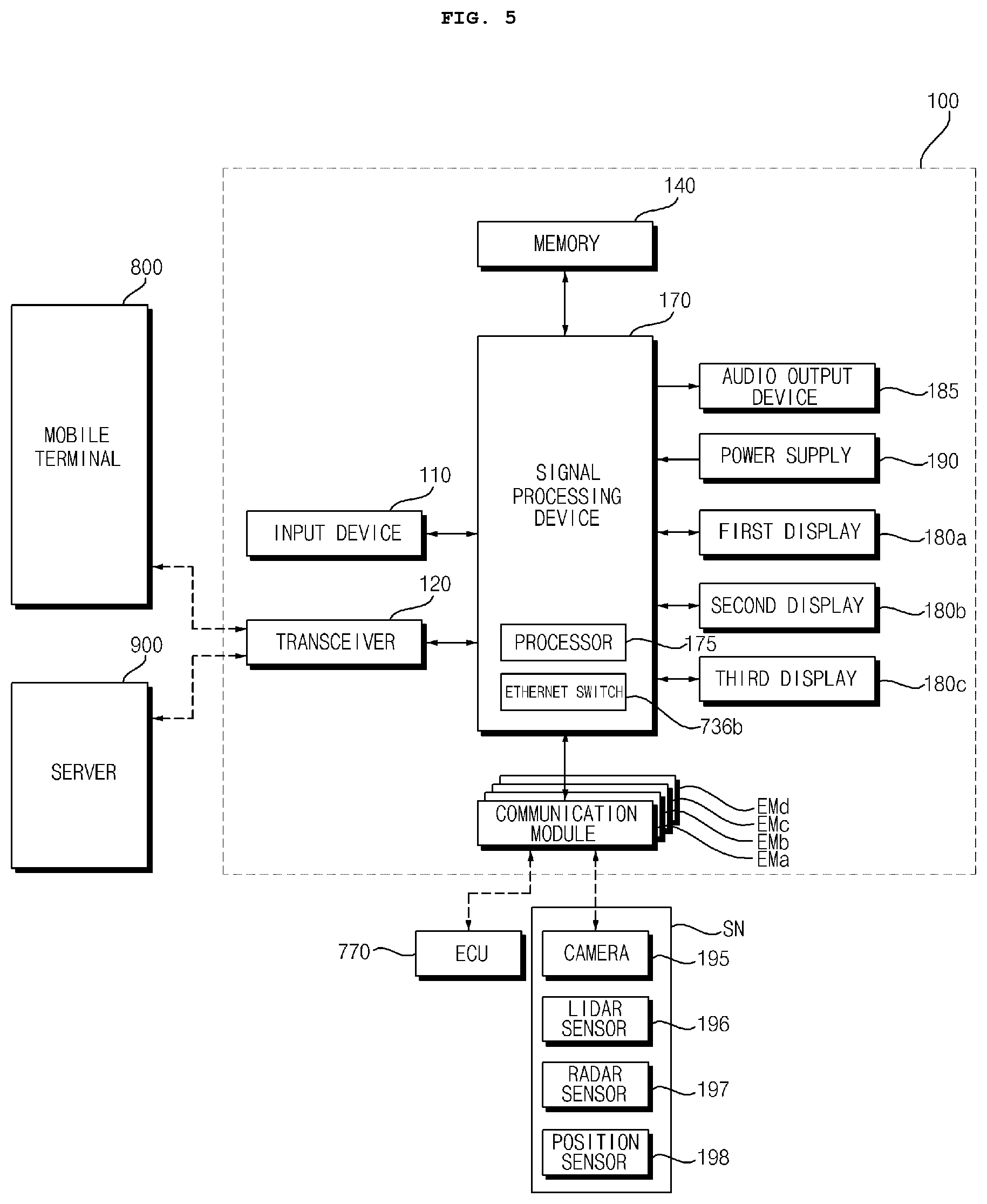 Patent US12592951 Figure 8 – Signal processing device and vehicle communication device comprising same