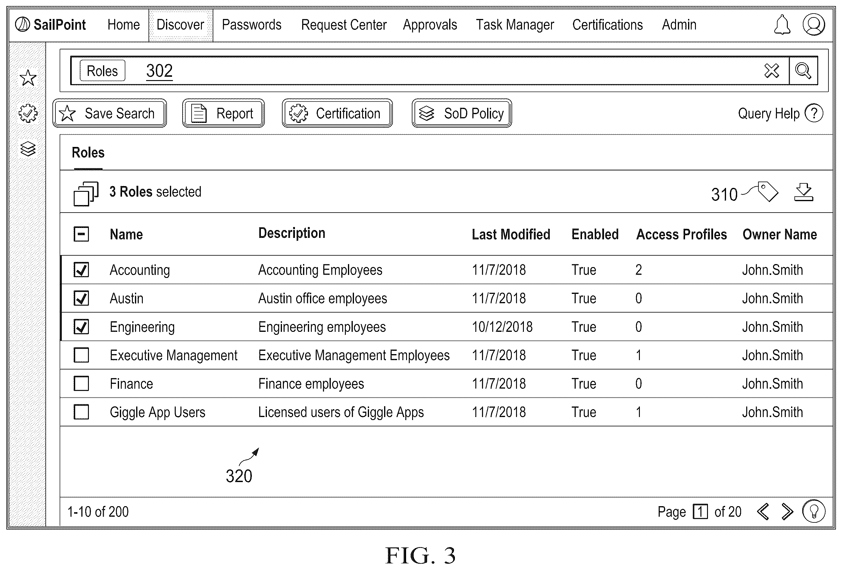 Patent US12592985 Figure 3 – System and method for tagging in identity management artificial intelligence systems and uses for same, including context based governance