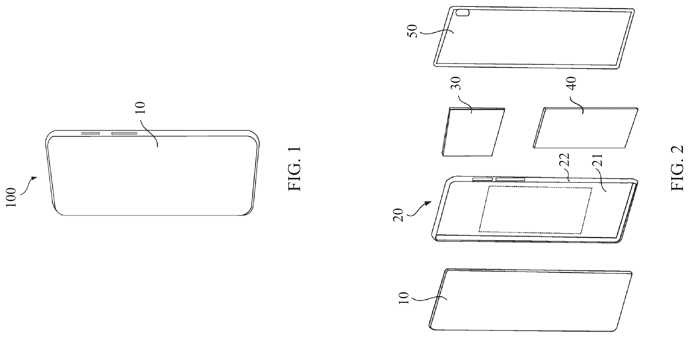 Patent US12592988 Figure 1 – Middle frame assembly, preparation method thereof, and electronic device