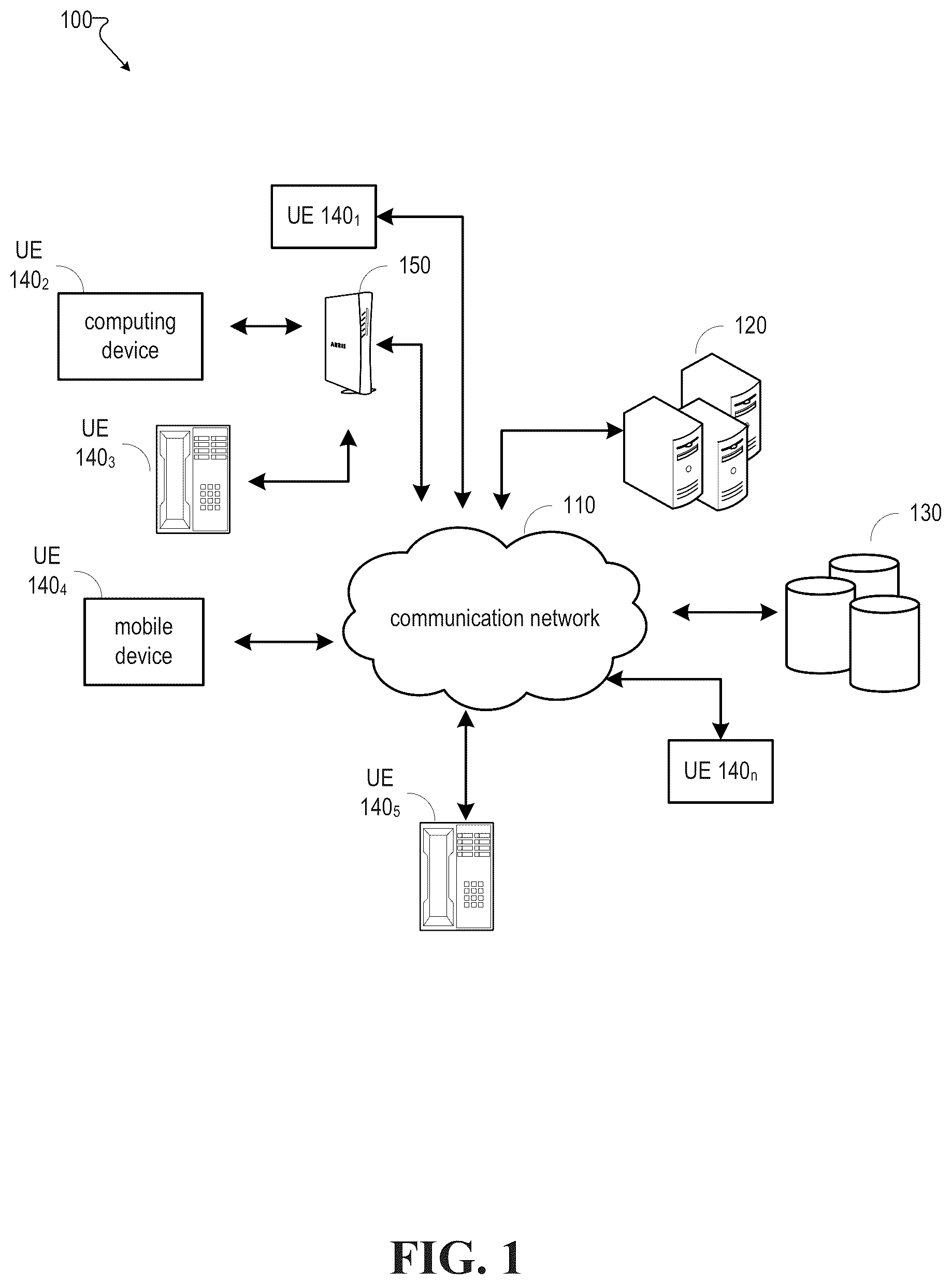 Patent US12592989 Figure 1 – Detecting a spoofed call
