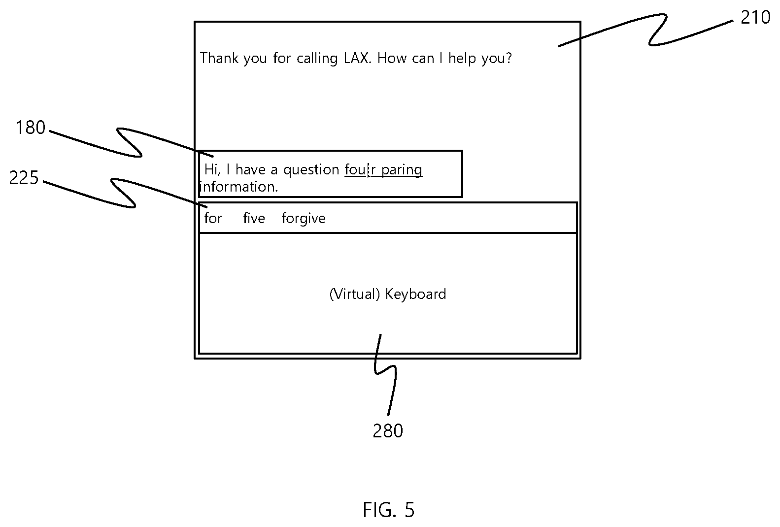 Patent US12592993 Figure 5 – Captioned telephone service system for user with speech disorder