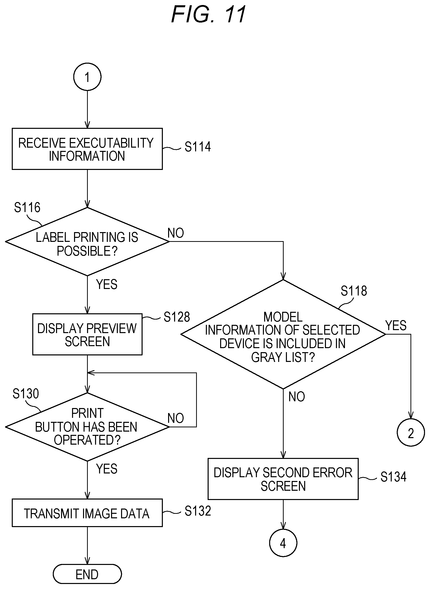 Patent US12592998 Figure 11 – Information processing device for determining whether updating the firmware of an MFP is necessary