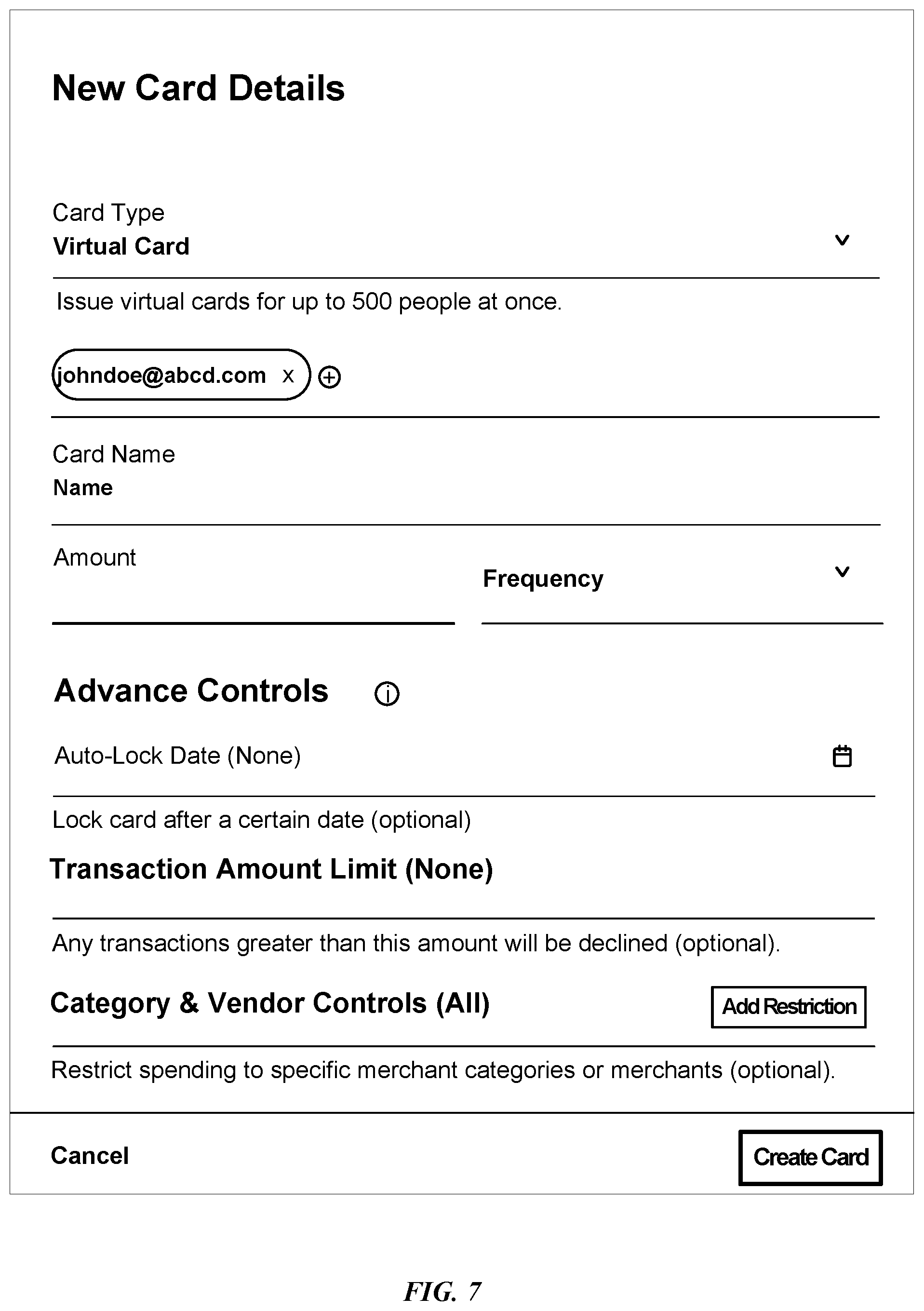 Patent US12597037 Figure 7 – Rule based transaction authorization server