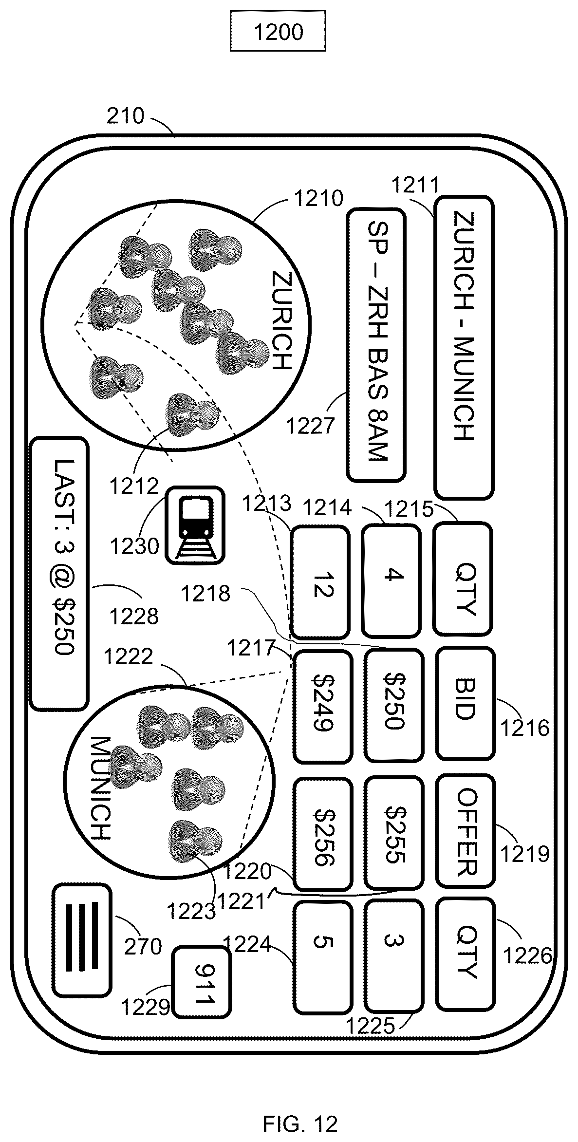 Patent US12597046 Figure 12 – Systems and methods for utilizing geolocation exchange units