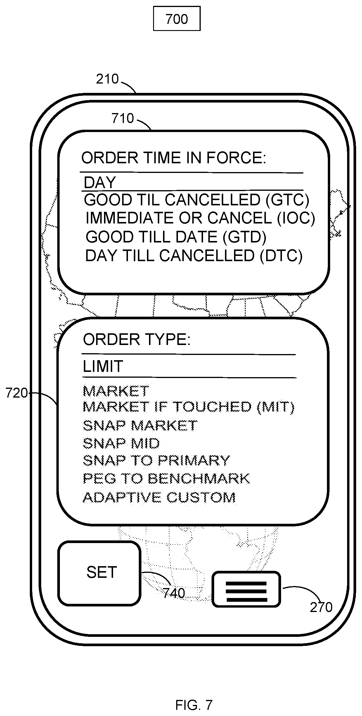 Patent US12597068 Figure 7 – Systems and methods for geolocation portfolio exchanges