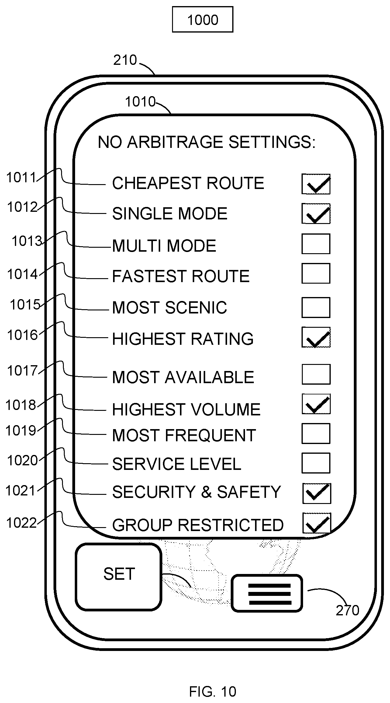 Patent US12597068 Figure 10 – Systems and methods for geolocation portfolio exchanges
