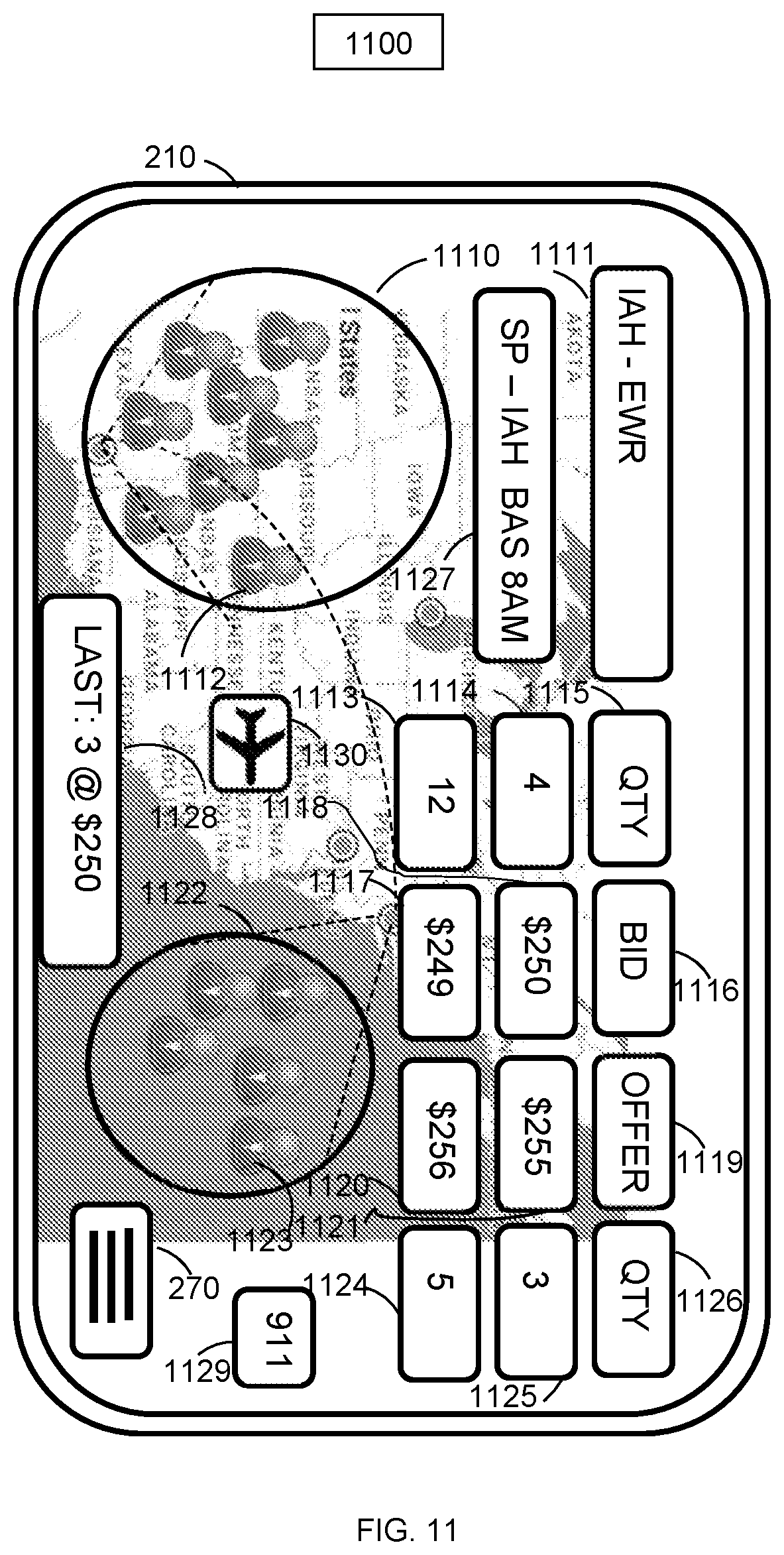 Patent US12597068 Figure 11 – Systems and methods for geolocation portfolio exchanges