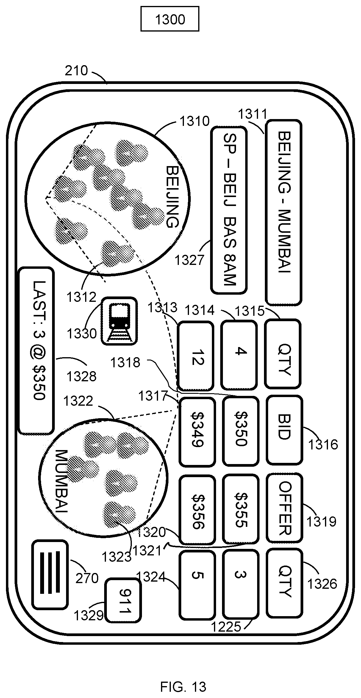 Patent US12597068 Figure 13 – Systems and methods for geolocation portfolio exchanges