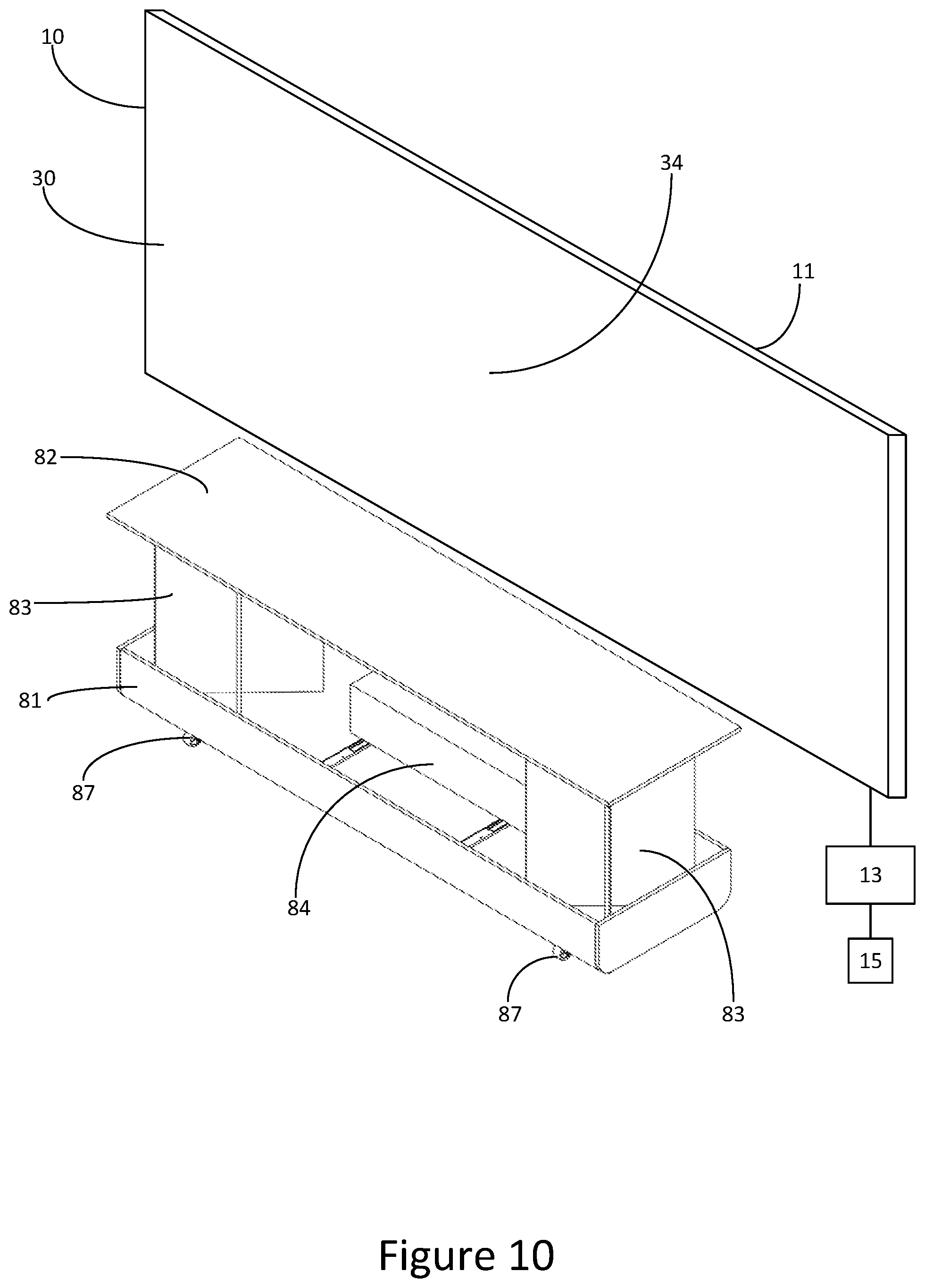 Patent US12597099 Figure 8 – Presentation system having static and dynamic components
