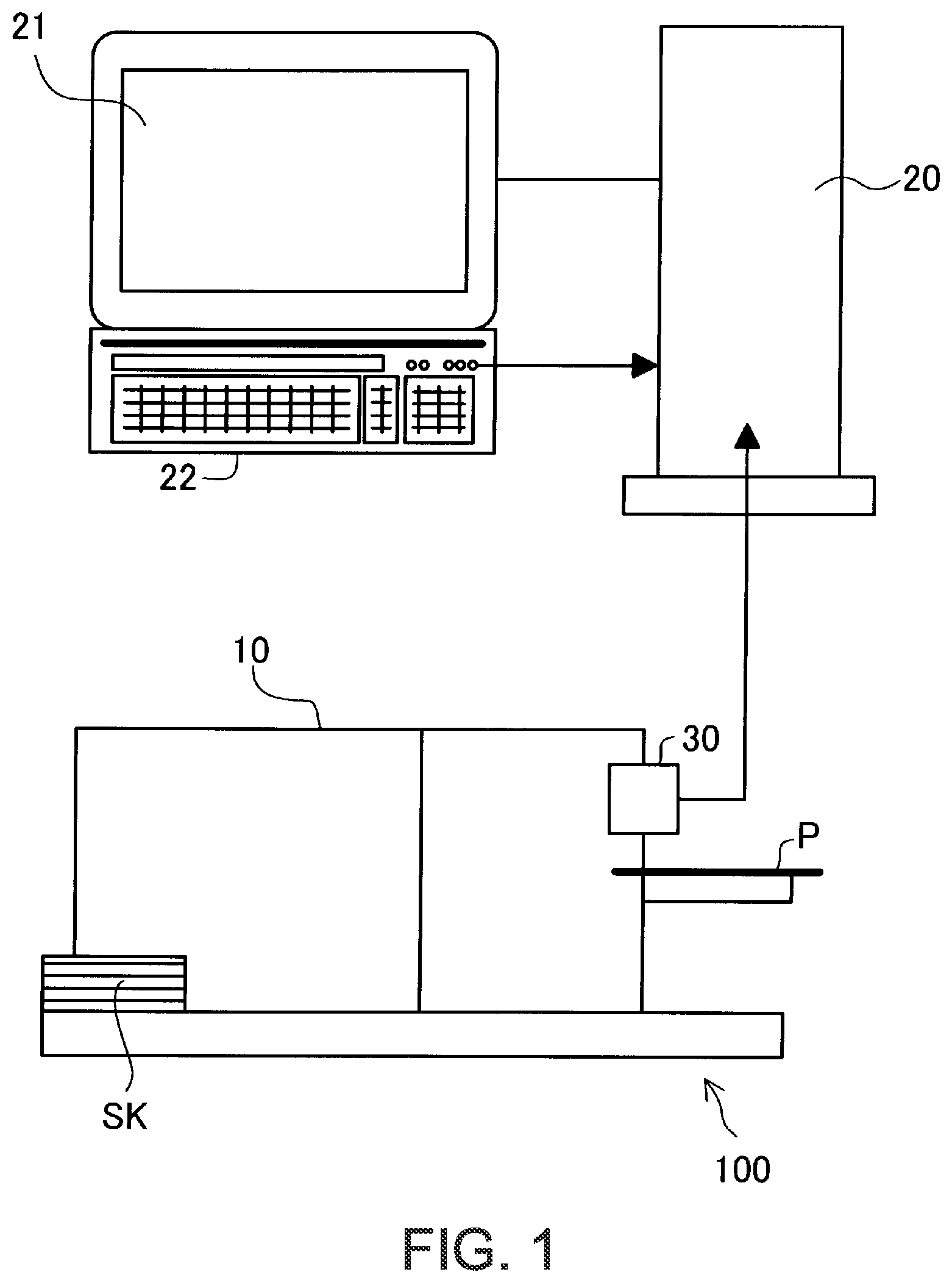 Patent US12597120 Figure 1 – Printed image defect discrimination device and method displaying detected defects in list by type in display mode according to state of defect