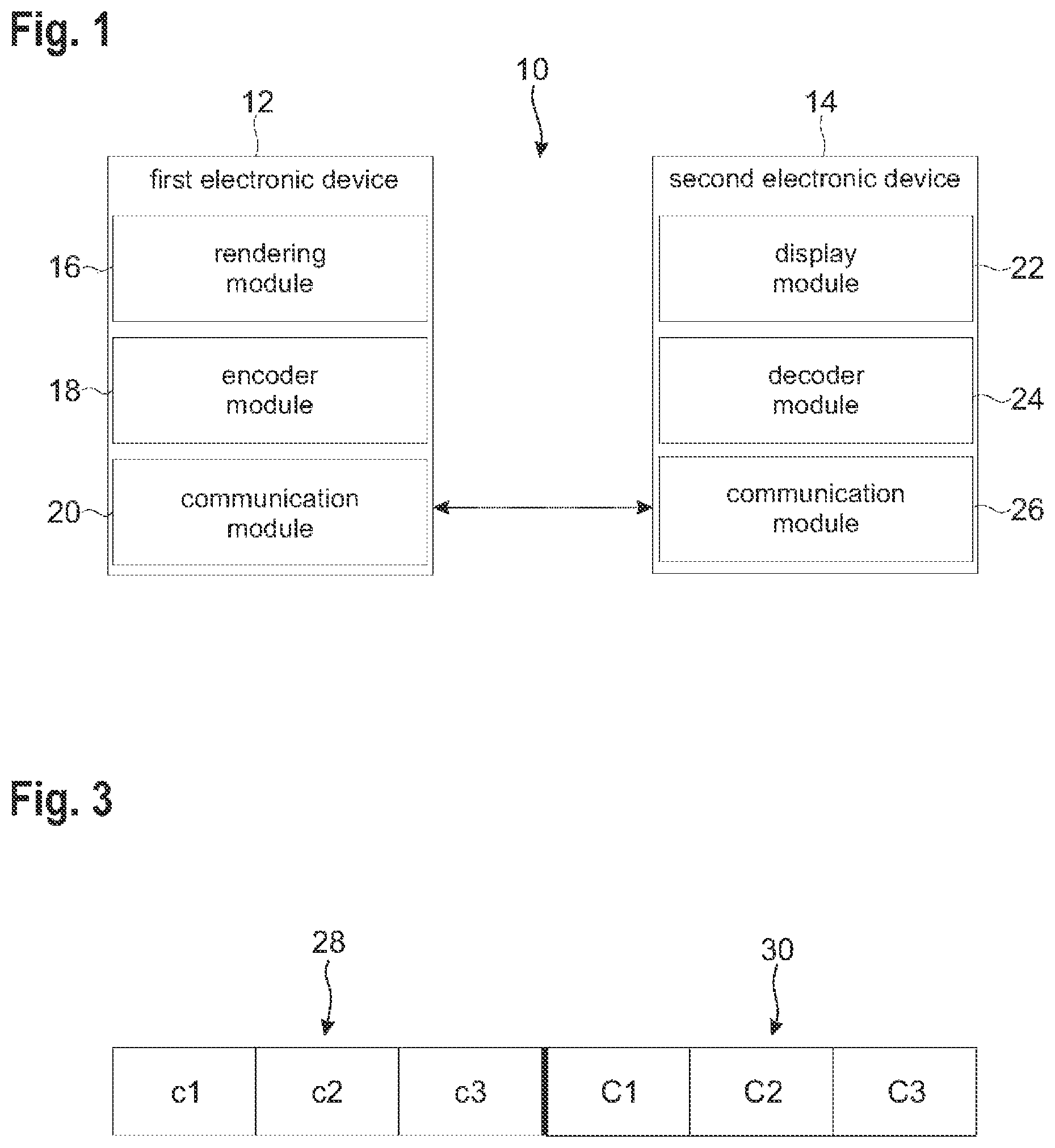 Patent US12597148 Figure 1 – Framework for efficient generation and streaming of augmented frames of colors and depth data