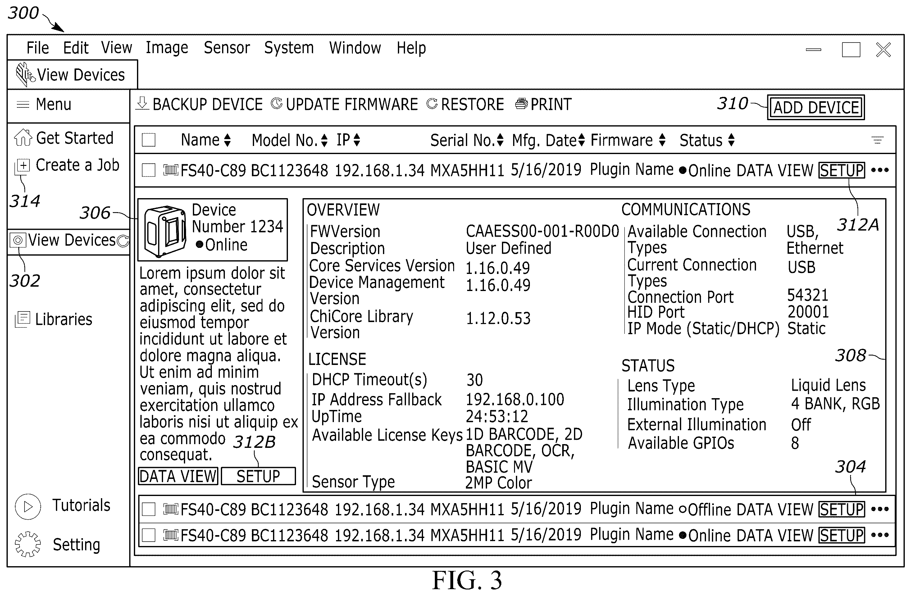 Patent US12597163 Figure 3 – Systems and methods to optimize imaging settings for a machine vision job