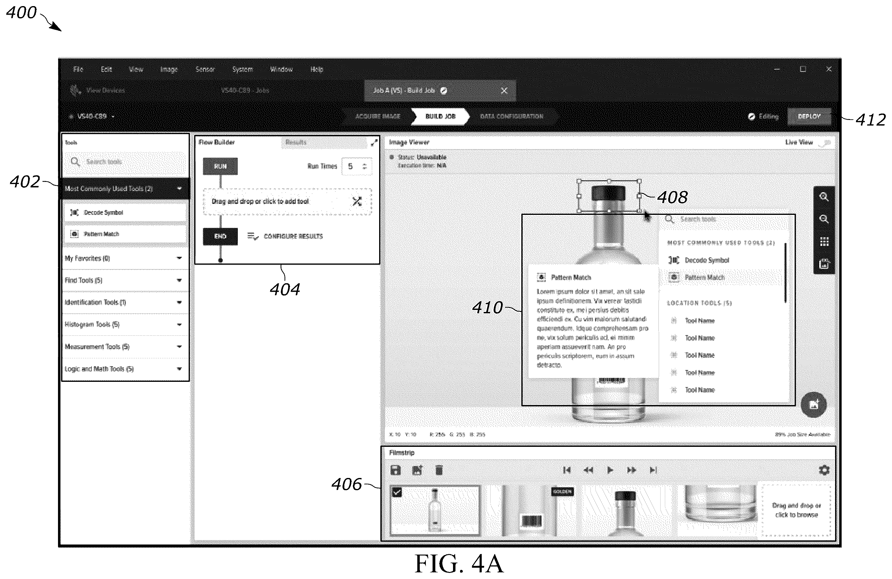 Patent US12597163 Figure 4 – Systems and methods to optimize imaging settings for a machine vision job