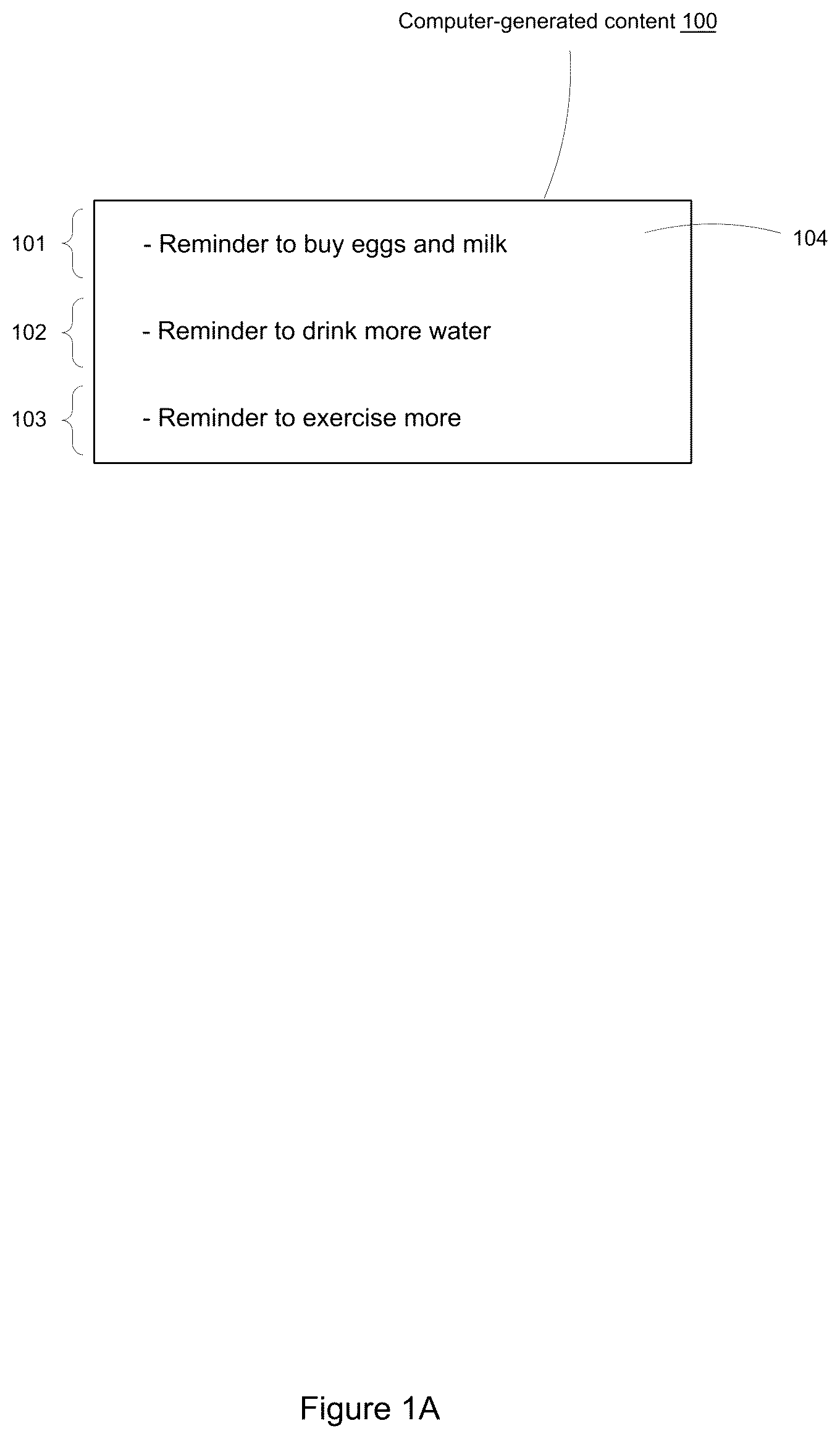 Patent US12597177 Figure 1 – Changing display rendering modes based on multiple regions
