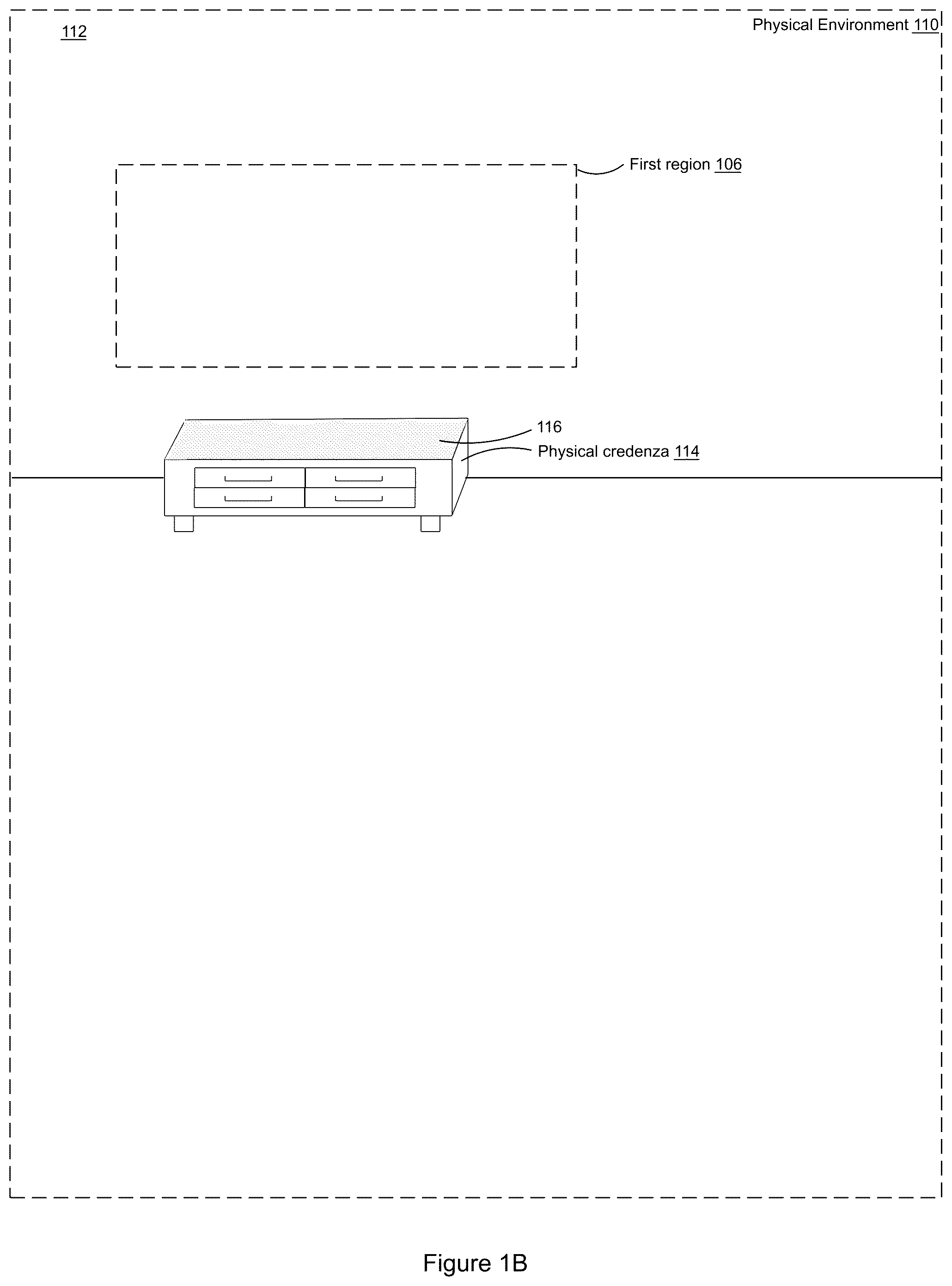 Patent US12597177 Figure 2 – Changing display rendering modes based on multiple regions