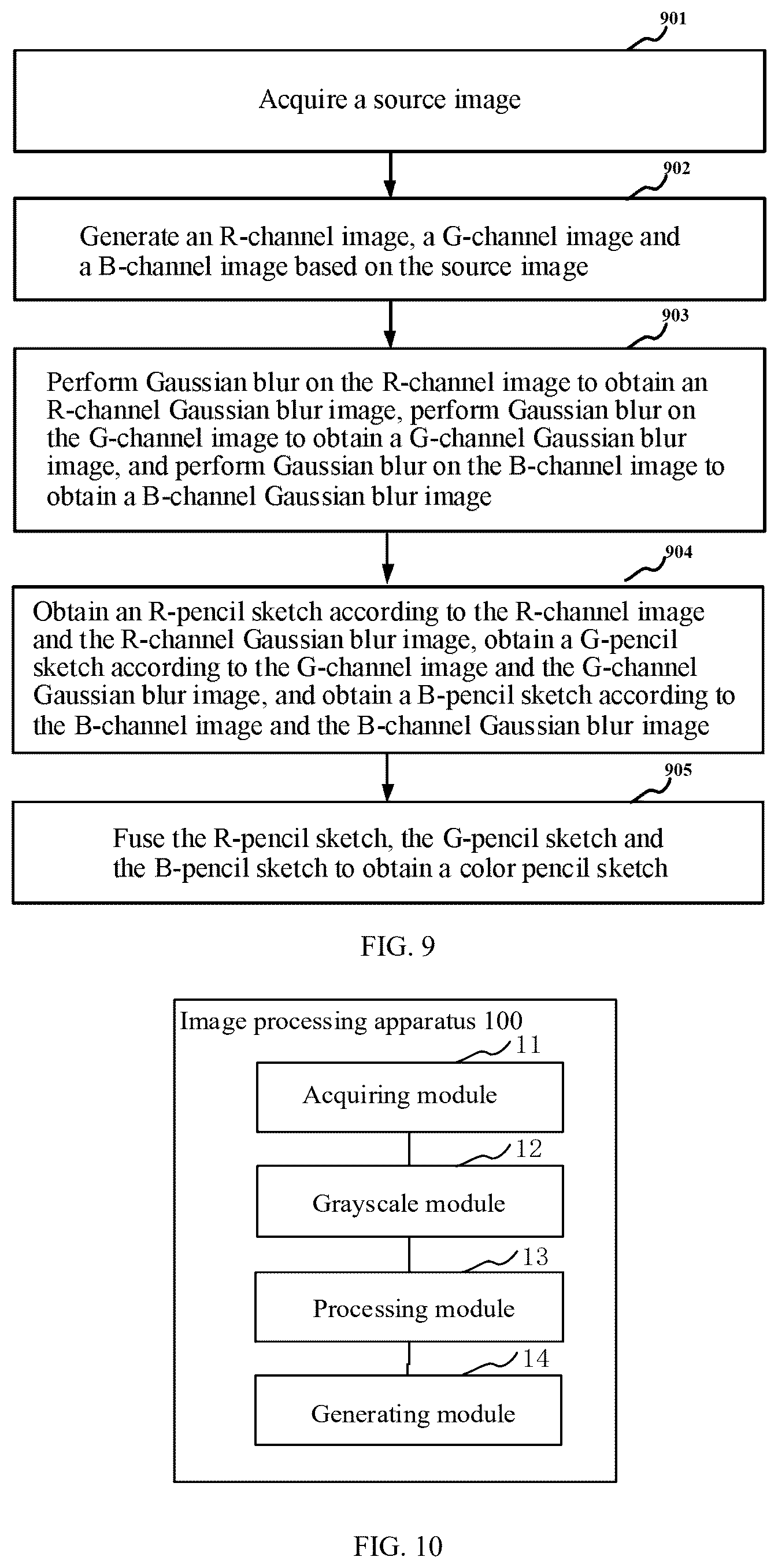 Patent US12597184 Figure 8 – Image processing method and apparatus, device and readable storage medium