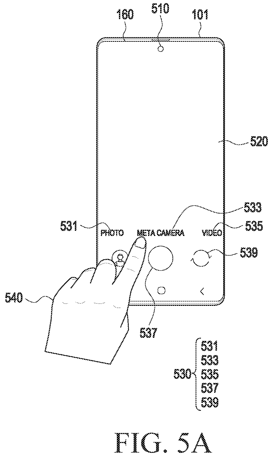 Patent US12597194 Figure 5 – Method for obtaining image related to virtual reality content and electronic device supporting the same