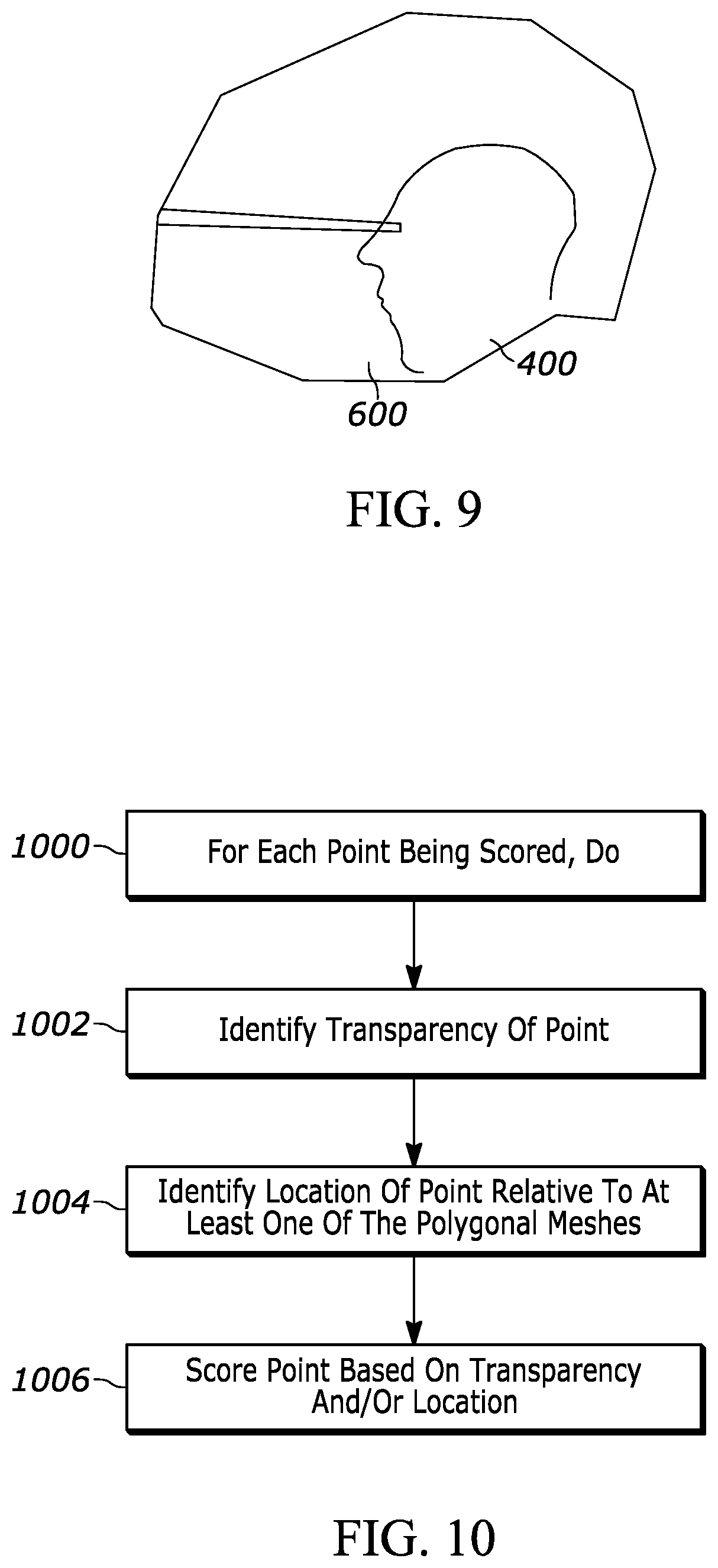 Patent US12597209 Figure 5 – Using polygon mesh render composites during neural radiance field (NeRF) generation