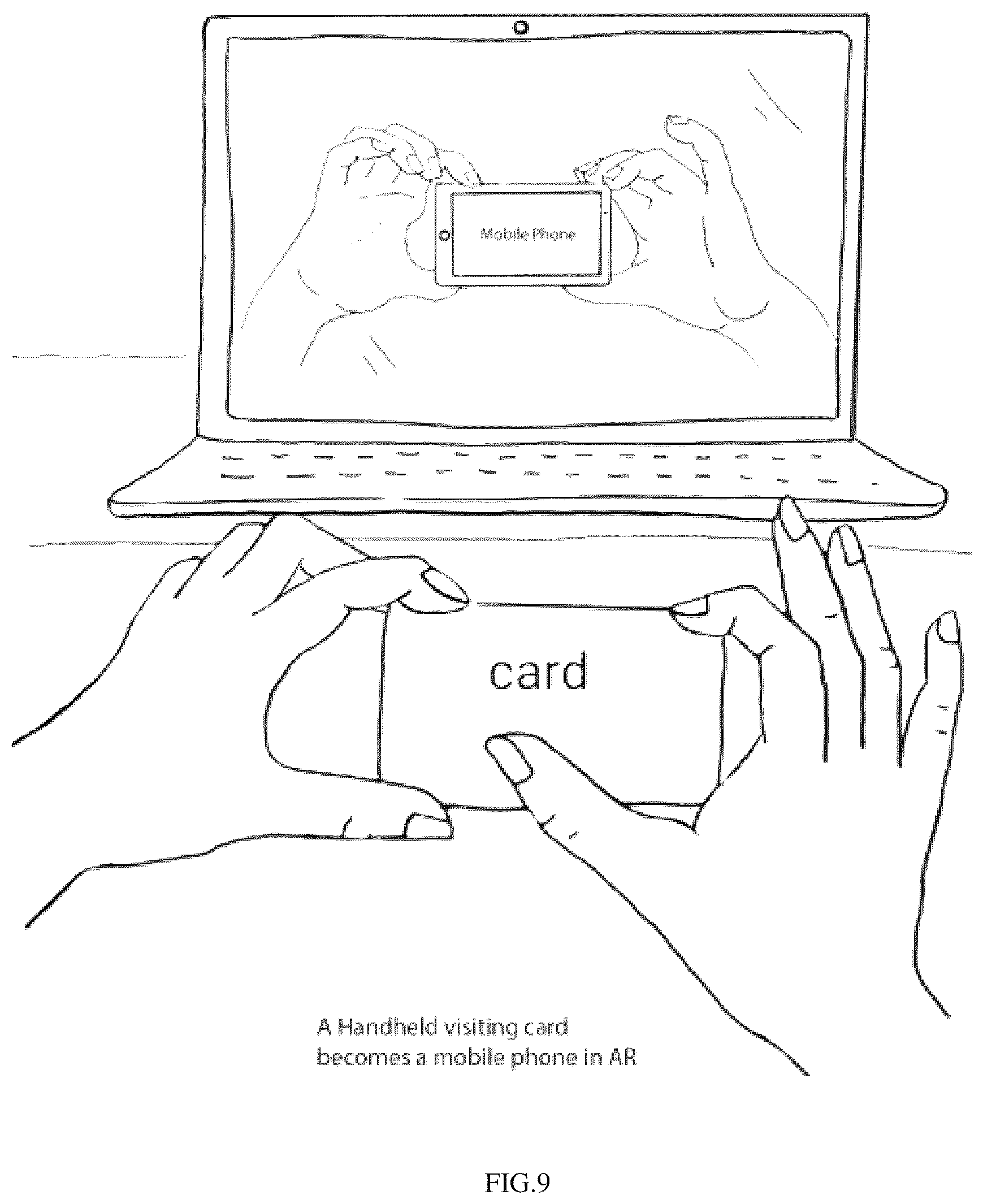 Patent US12597213 Figure 16 – Gesture based tactile interaction in extended reality using form factor of a physical object