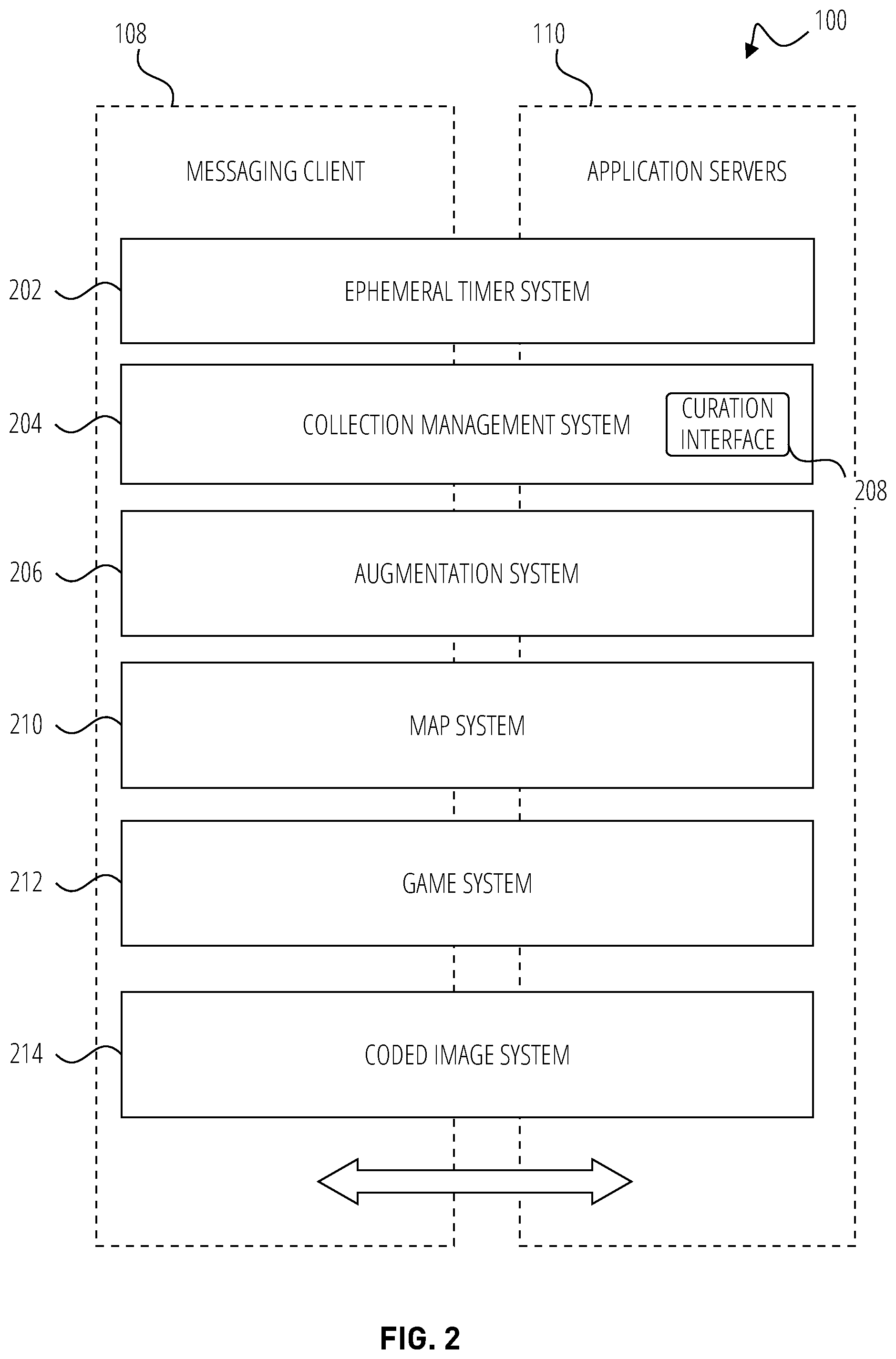 Patent US12597214 Figure 2 – Scannable codes as landmarks for augmented-reality content