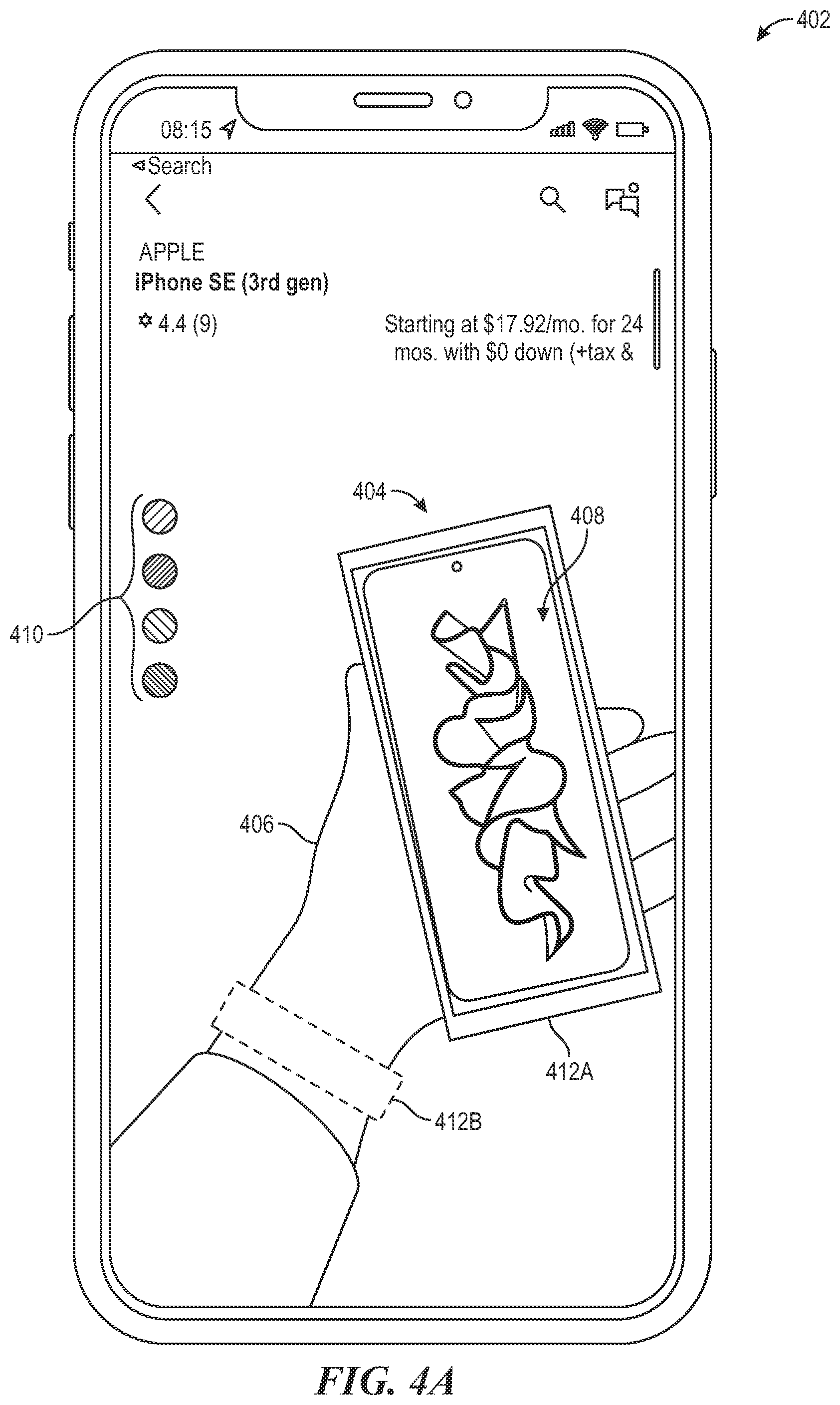 Patent US12597218 Figure 4 – Extended reality (XR) modeling of network user devices via peer devices