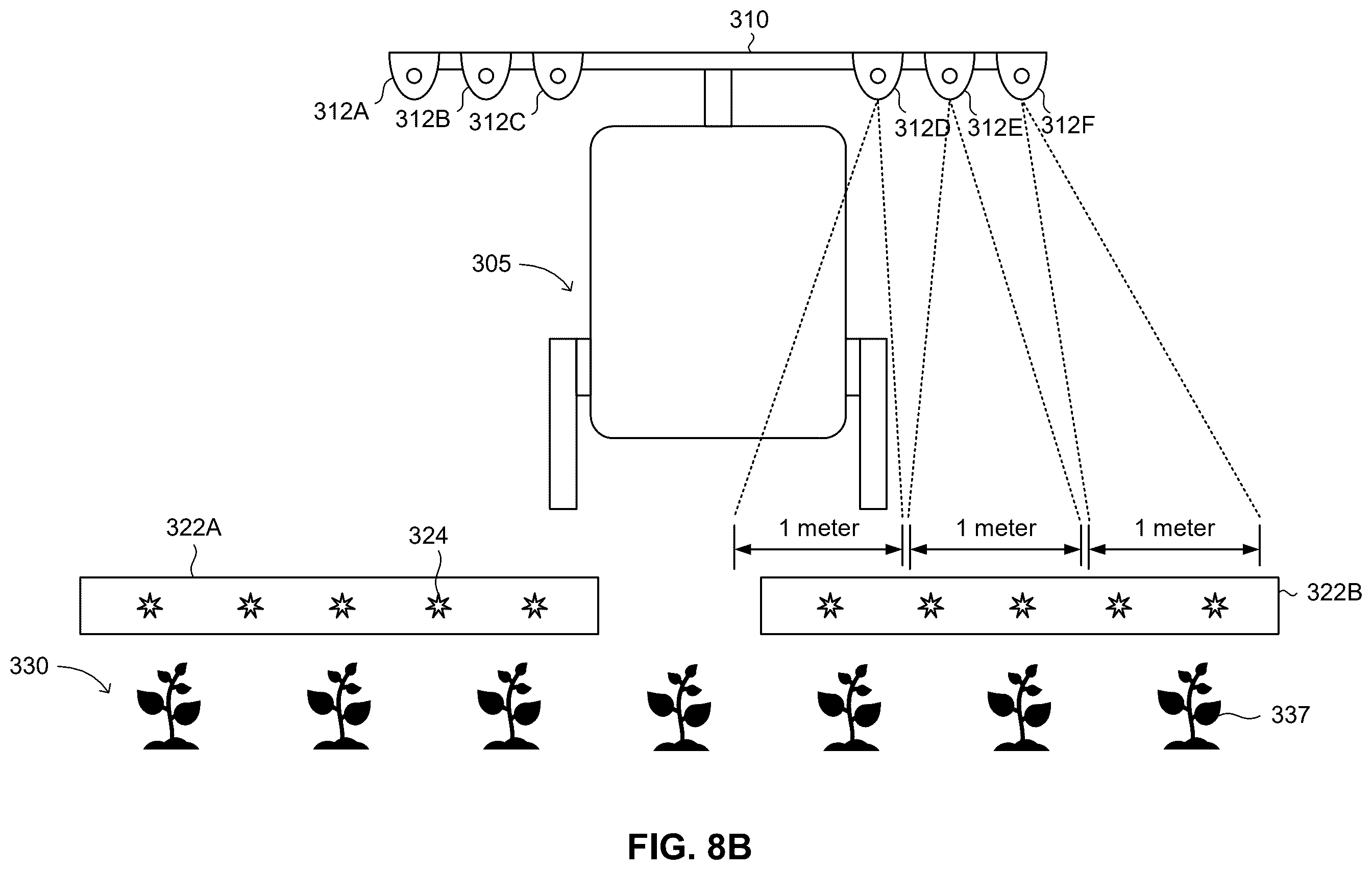 Patent US12597250 Figure 8 – Detection of plant detriments