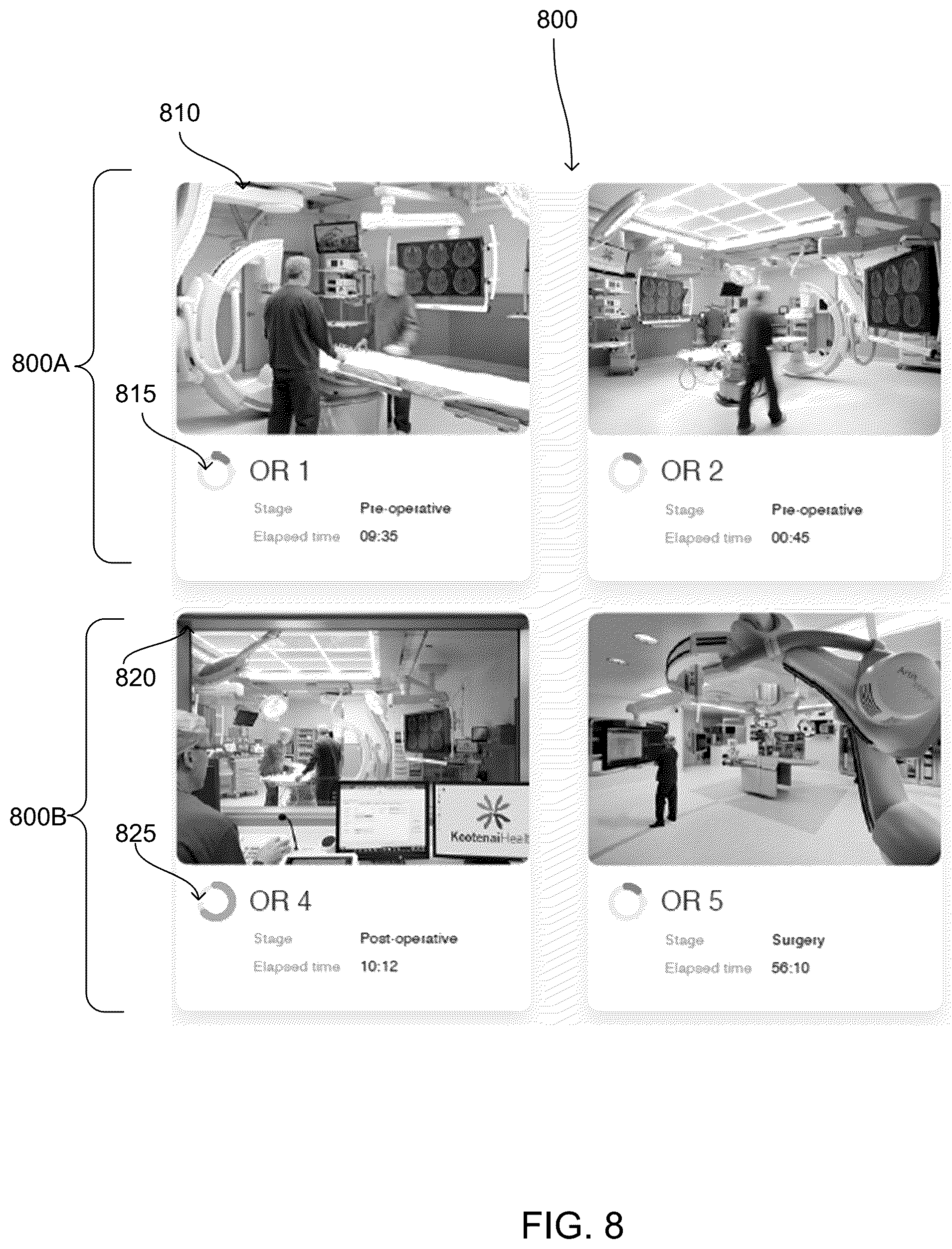 Patent US12597254 Figure 6 – Tracking operating room phase from captured video of the operating room
