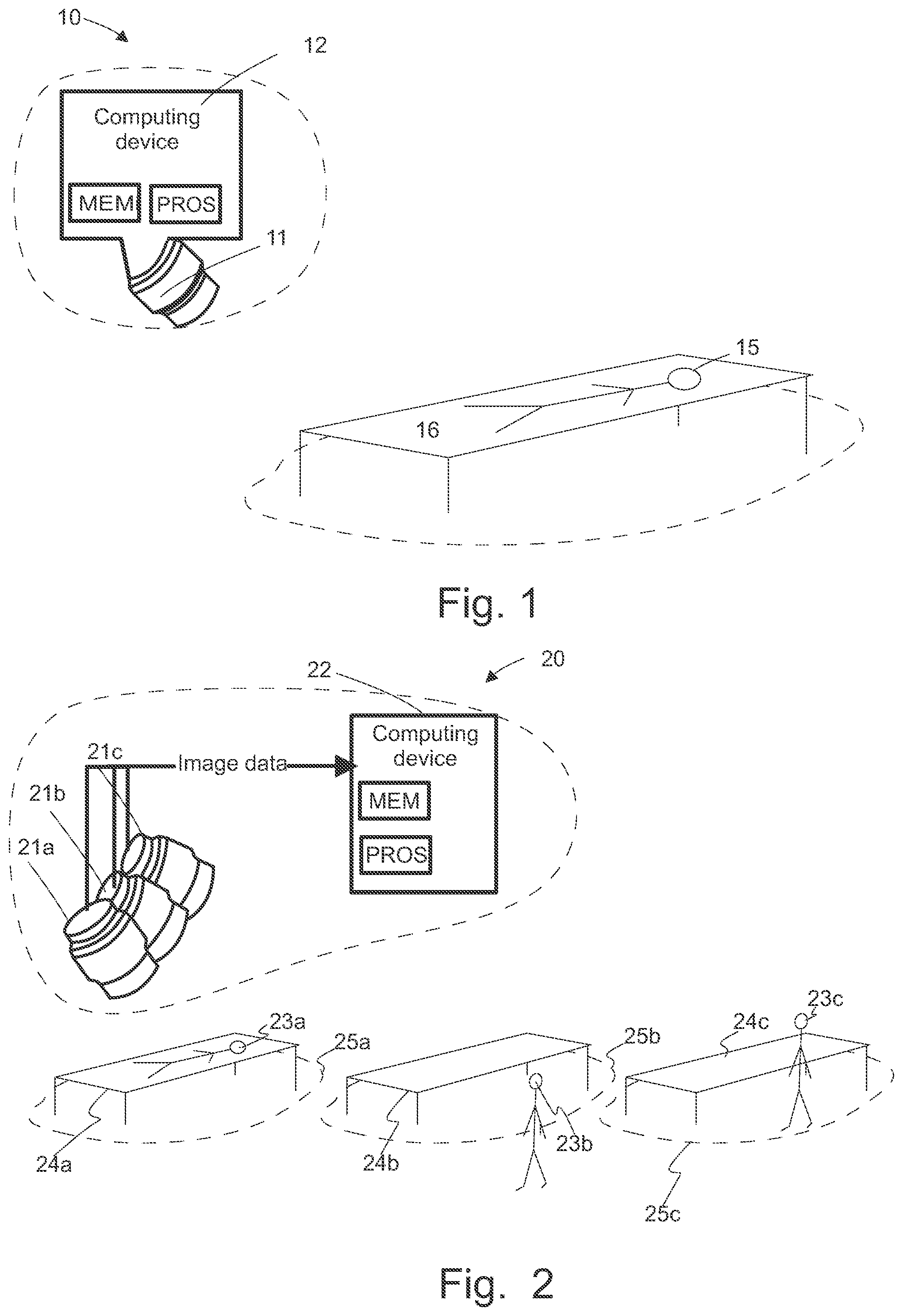 Patent US12597257 Figure 1 – Monitoring system and method for recognizing the activity of determined persons