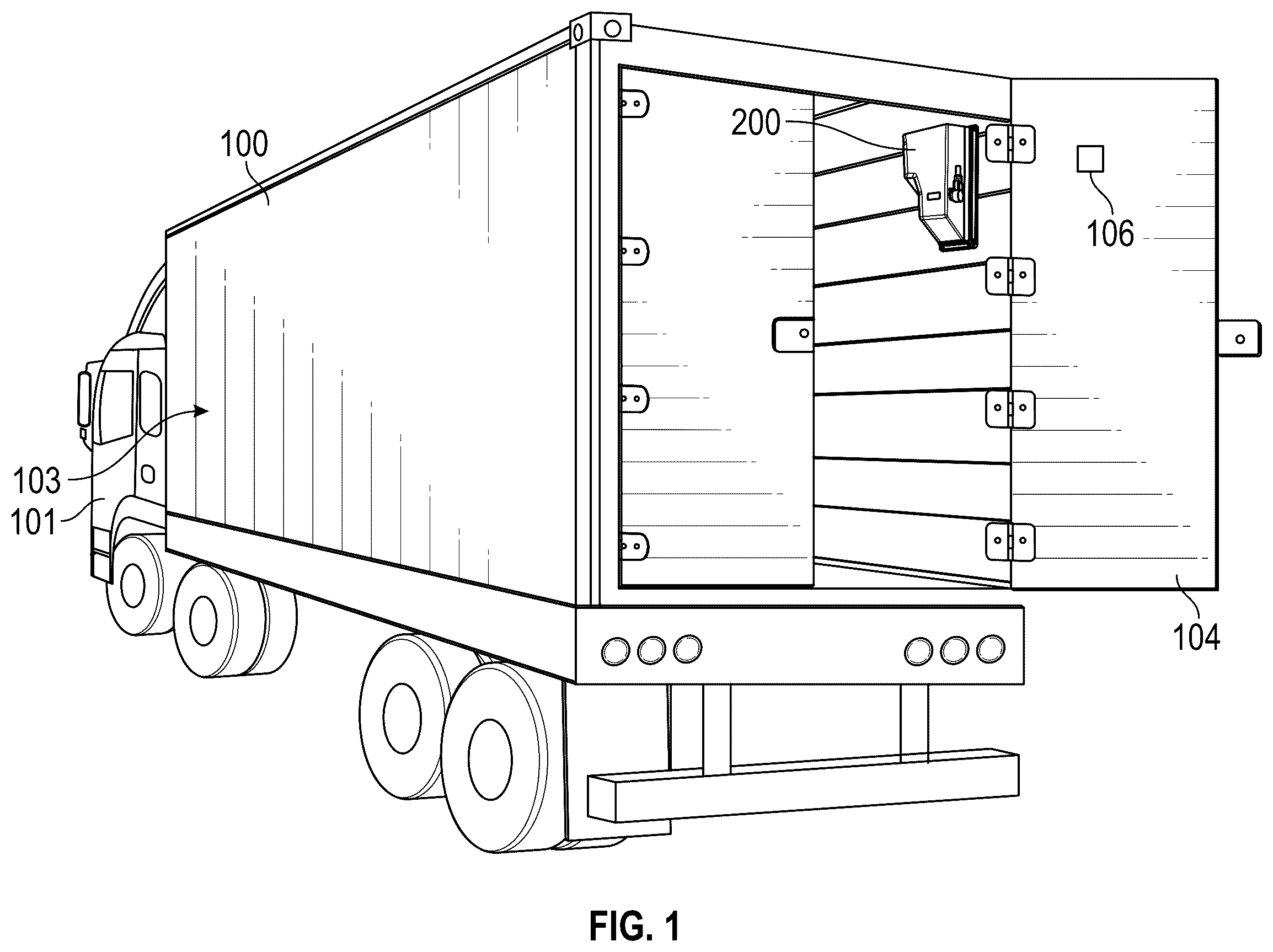 Patent US12597260 Figure 1 – Systems and methods for monitoring an enclosure