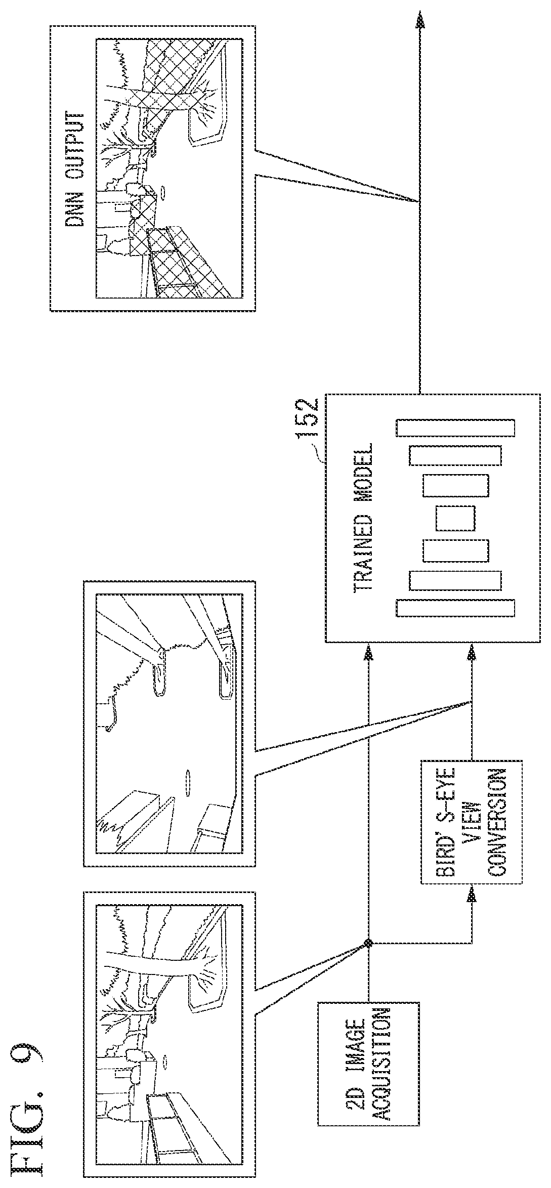 Patent US12597277 Figure 9 – Learning method, learning device, mobile object control device, mobile object control method, and storage medium