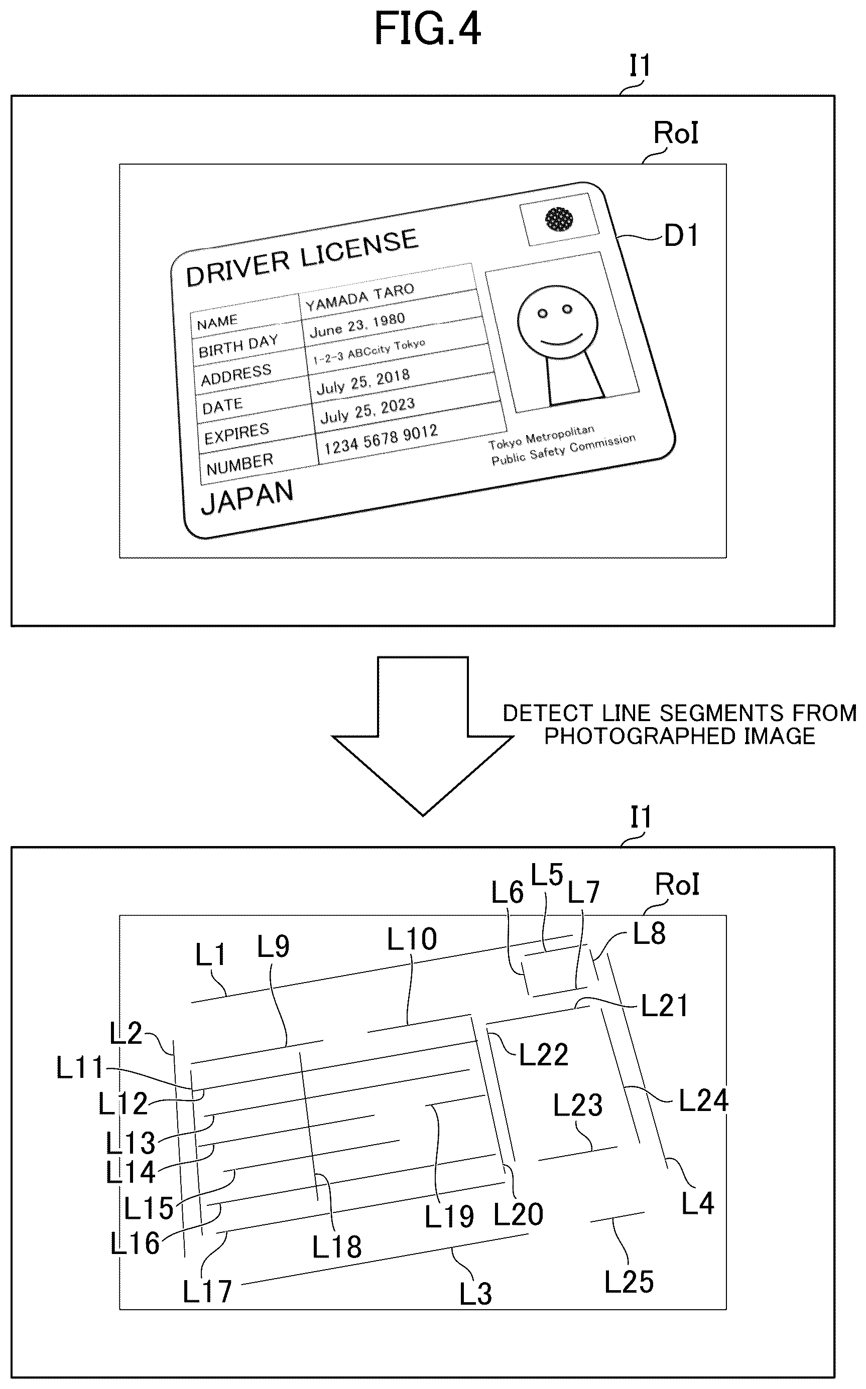 Patent US12597280 Figure 4 – Image processing system, image processing method, and program