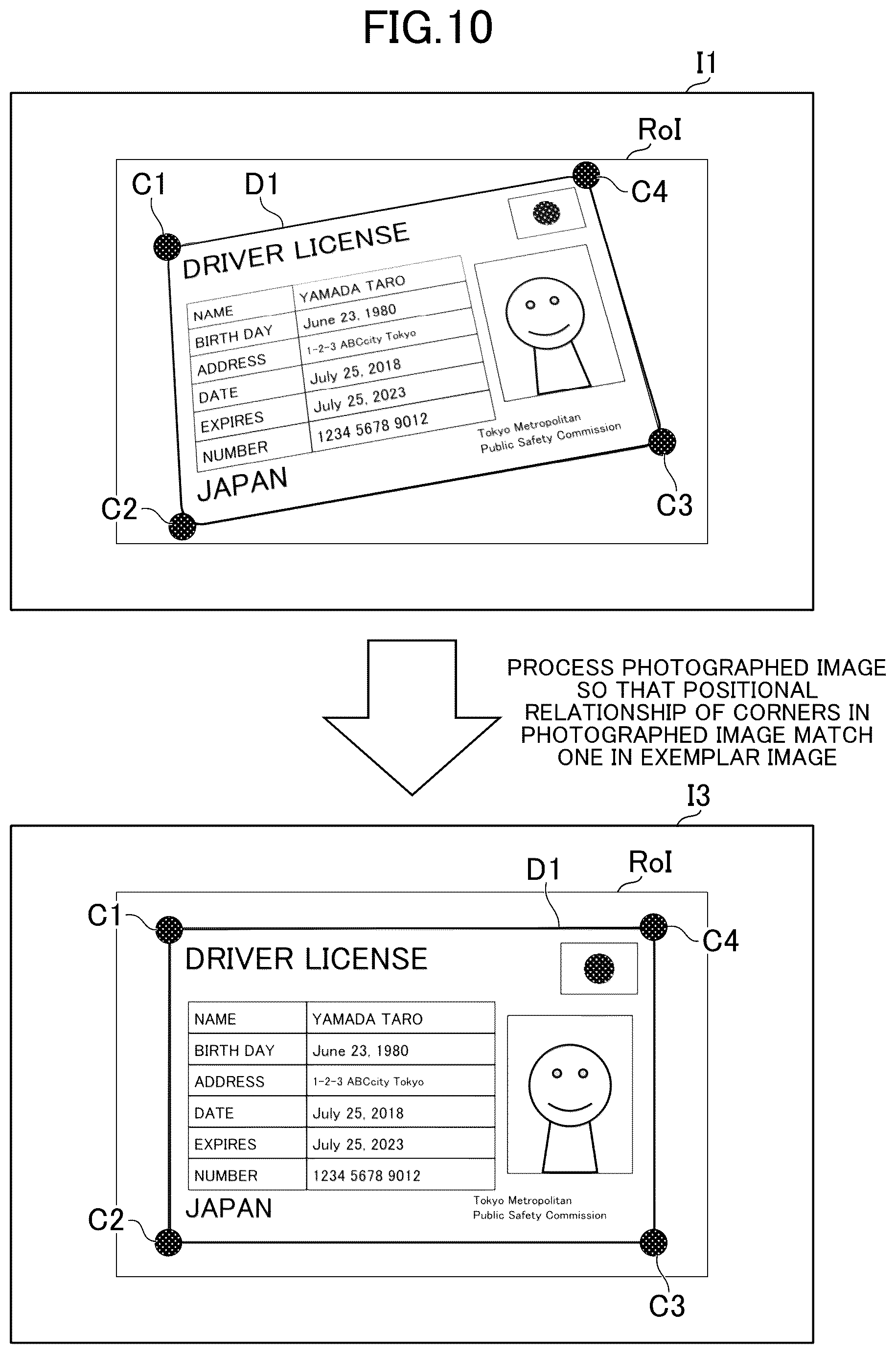 Patent US12597280 Figure 10 – Image processing system, image processing method, and program