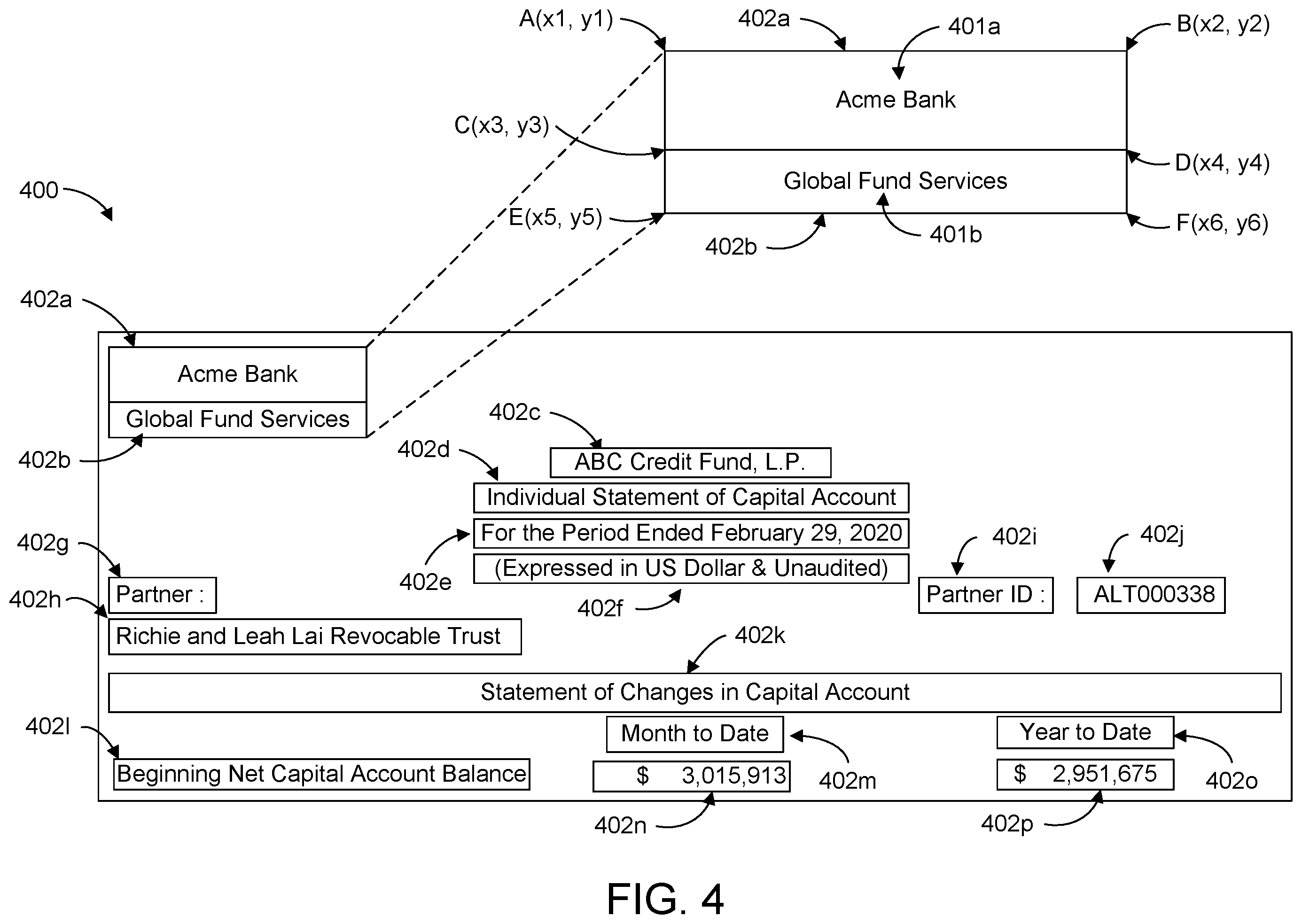 Patent US12597284 Figure 4 – Image reading systems, methods and storage medium for performing entity extraction, grouping and validation