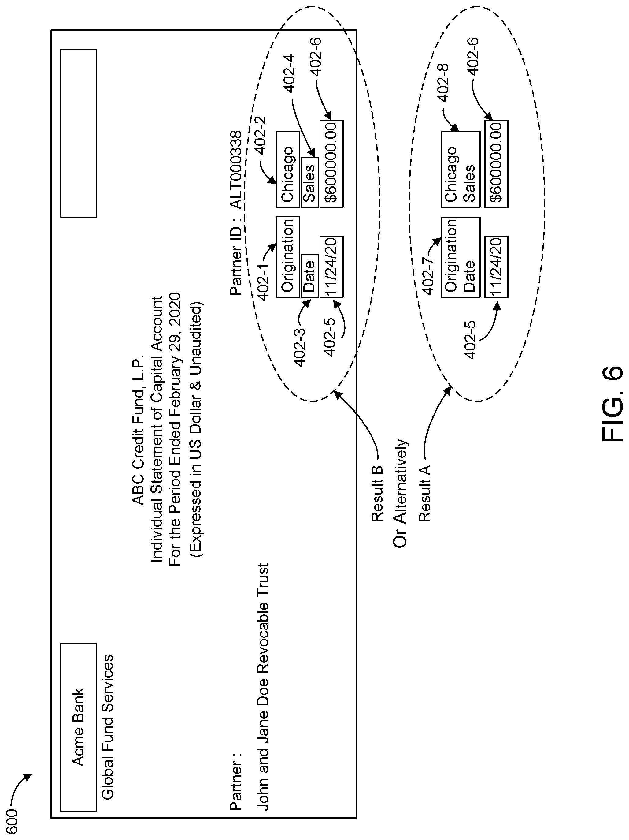 Patent US12597284 Figure 6 – Image reading systems, methods and storage medium for performing entity extraction, grouping and validation